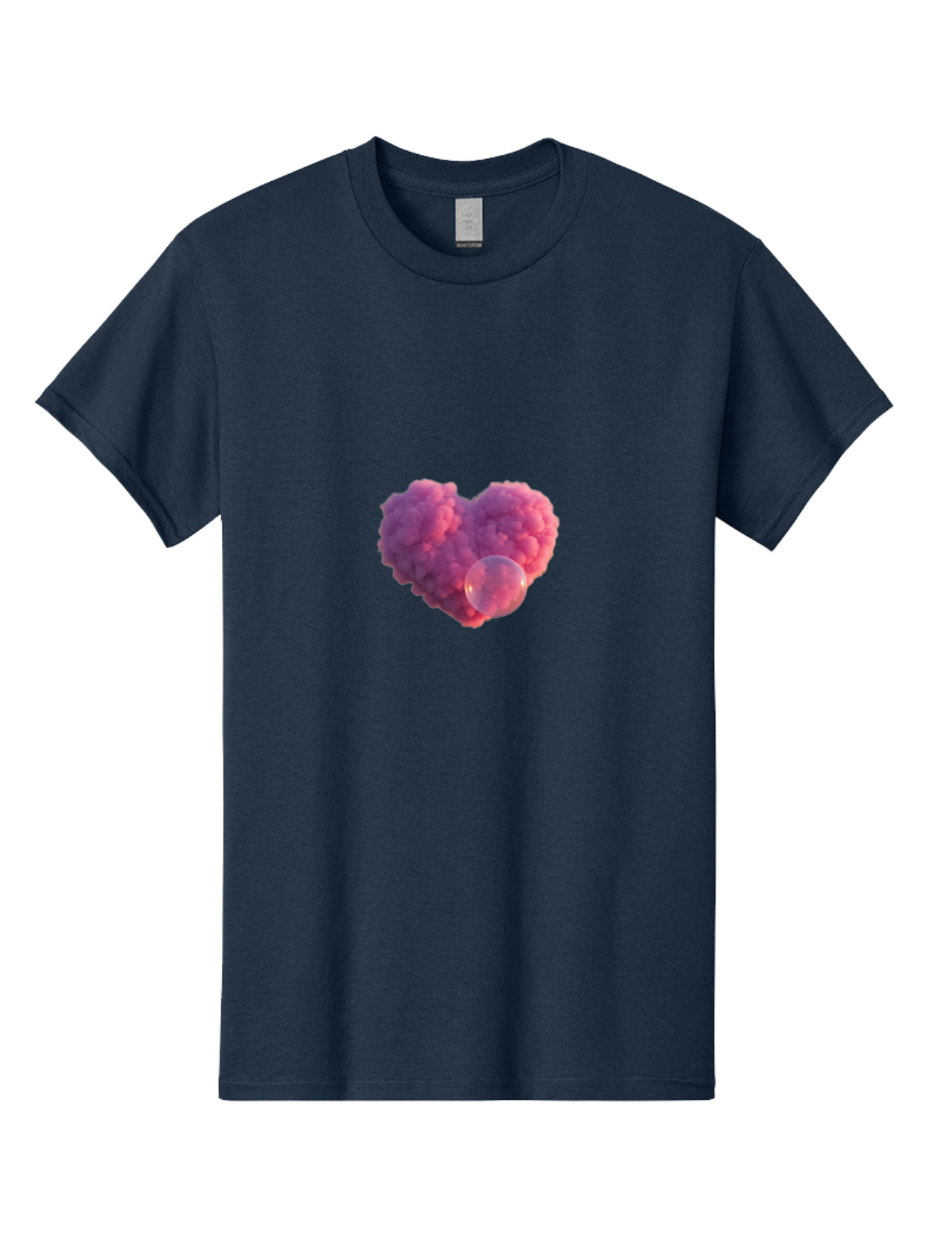 Pink-Heart-With-Bubble Men'S Graphic Tee, 100% Cotton, Comfortable Casual Summer Wear, Machine Washable, Vintage Camera, Old Camera, Antique Camera, Black Camera, Classic Photography, Photography Equipment, Nostalgic Device, Film Camera, Bal132