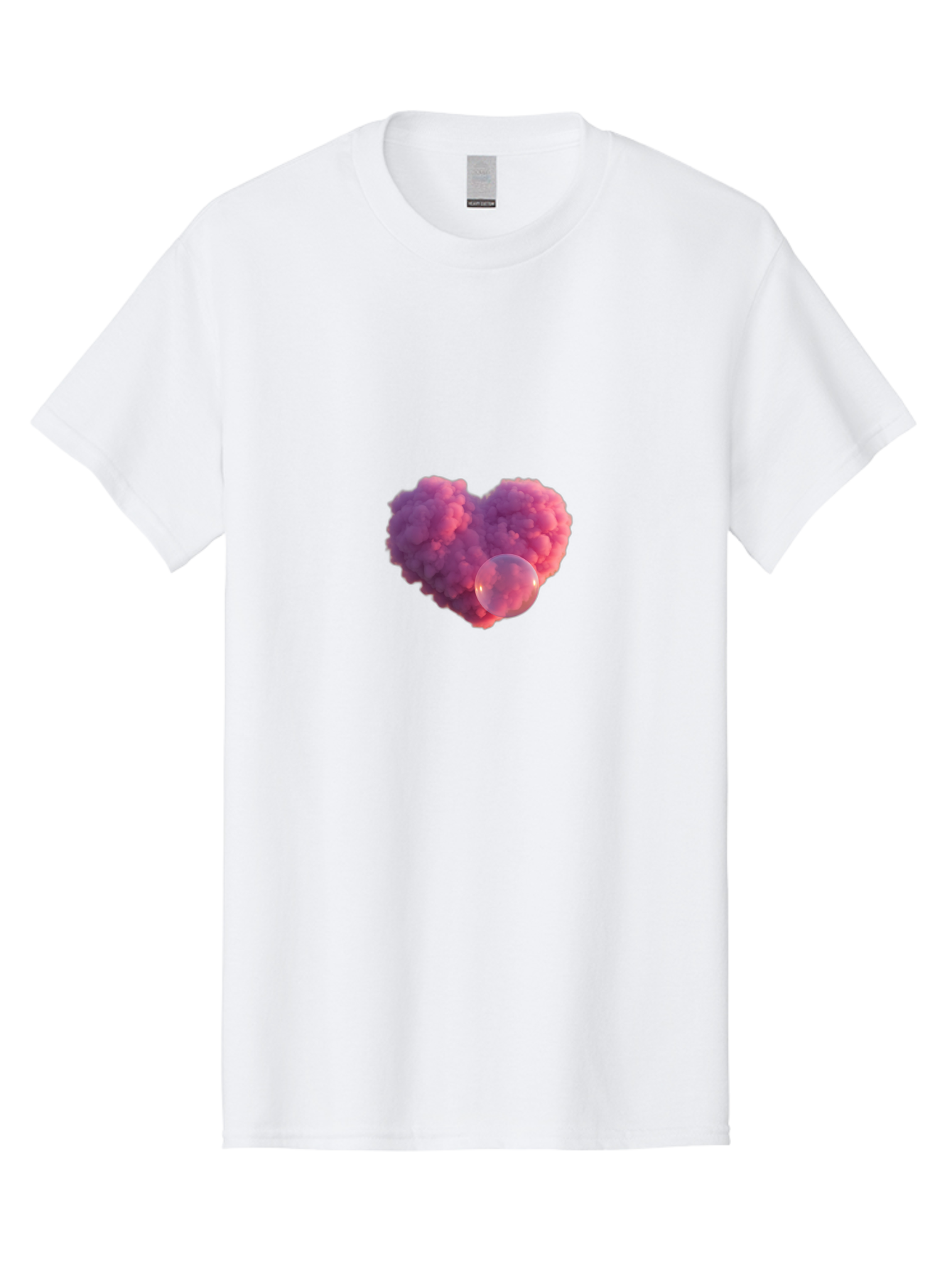 Pink-Heart-With-Bubble Men'S Graphic Tee, 100% Cotton, Comfortable Casual Summer Wear, Machine Washable, Vintage Camera, Old Camera, Antique Camera, Black Camera, Classic Photography, Photography Equipment, Nostalgic Device, Film Camera, Bal132
