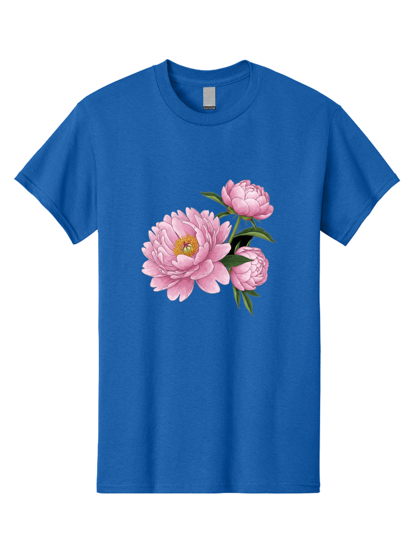 Pink-Peonies-1 Men'S Graphic Tee, 100% Cotton, Comfortable Casual Summer Wear, Machine Washable, Vintage Camera, Old Camera, Antique Camera, Black Camera, Classic Photography, Photography Equipment, Nostalgic Device, Film Camera, Camera Art Bal135