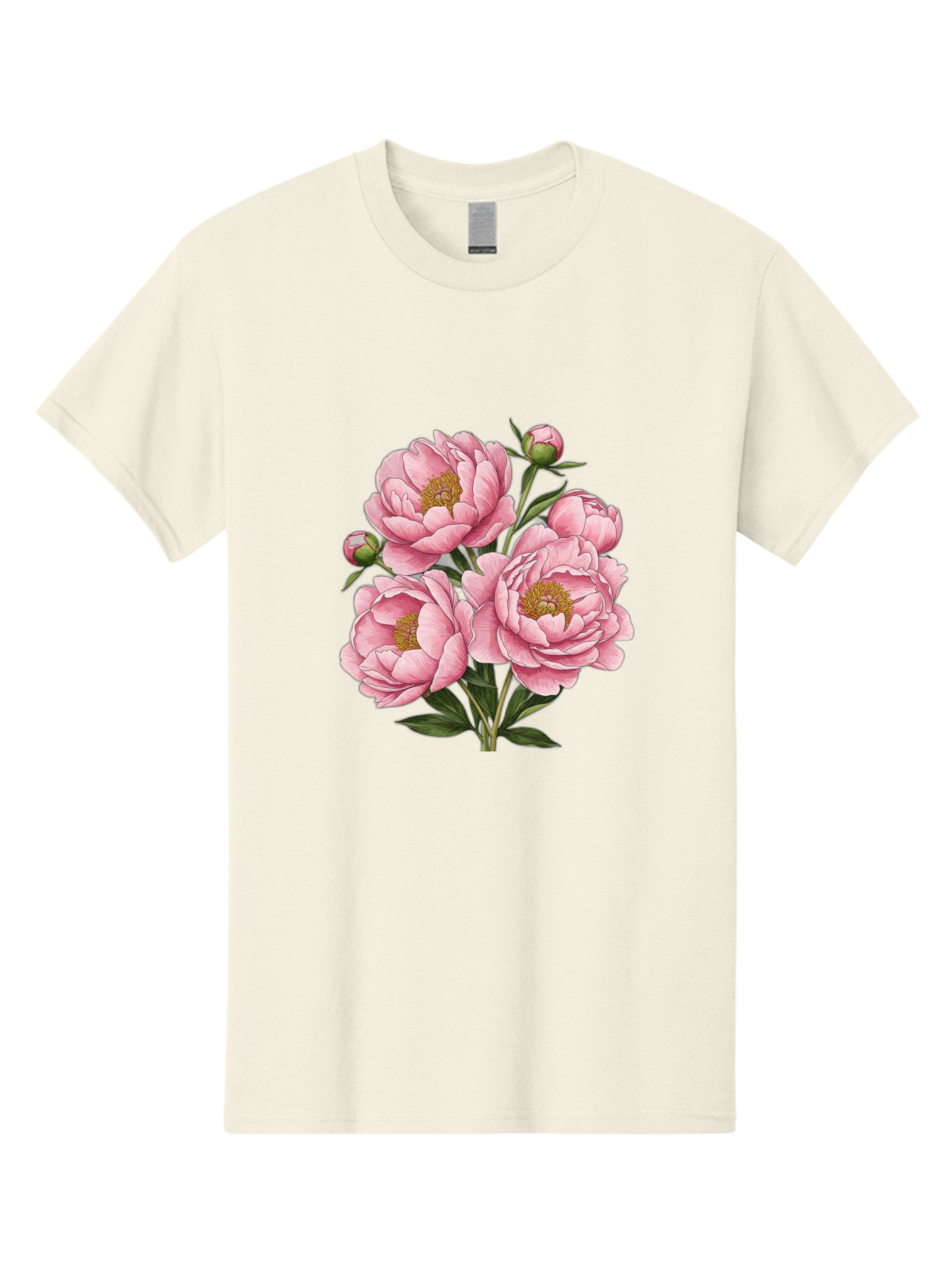 Pink-Peonies-4 Men'S Graphic Tee, 100% Cotton, Comfortable Casual Summer Wear, Machine Washable, Vintage Camera, Old Camera, Antique Camera, Black Camera, Classic Photography, Photography Equipment, Nostalgic Device, Film Camera, Camera Art Bal138