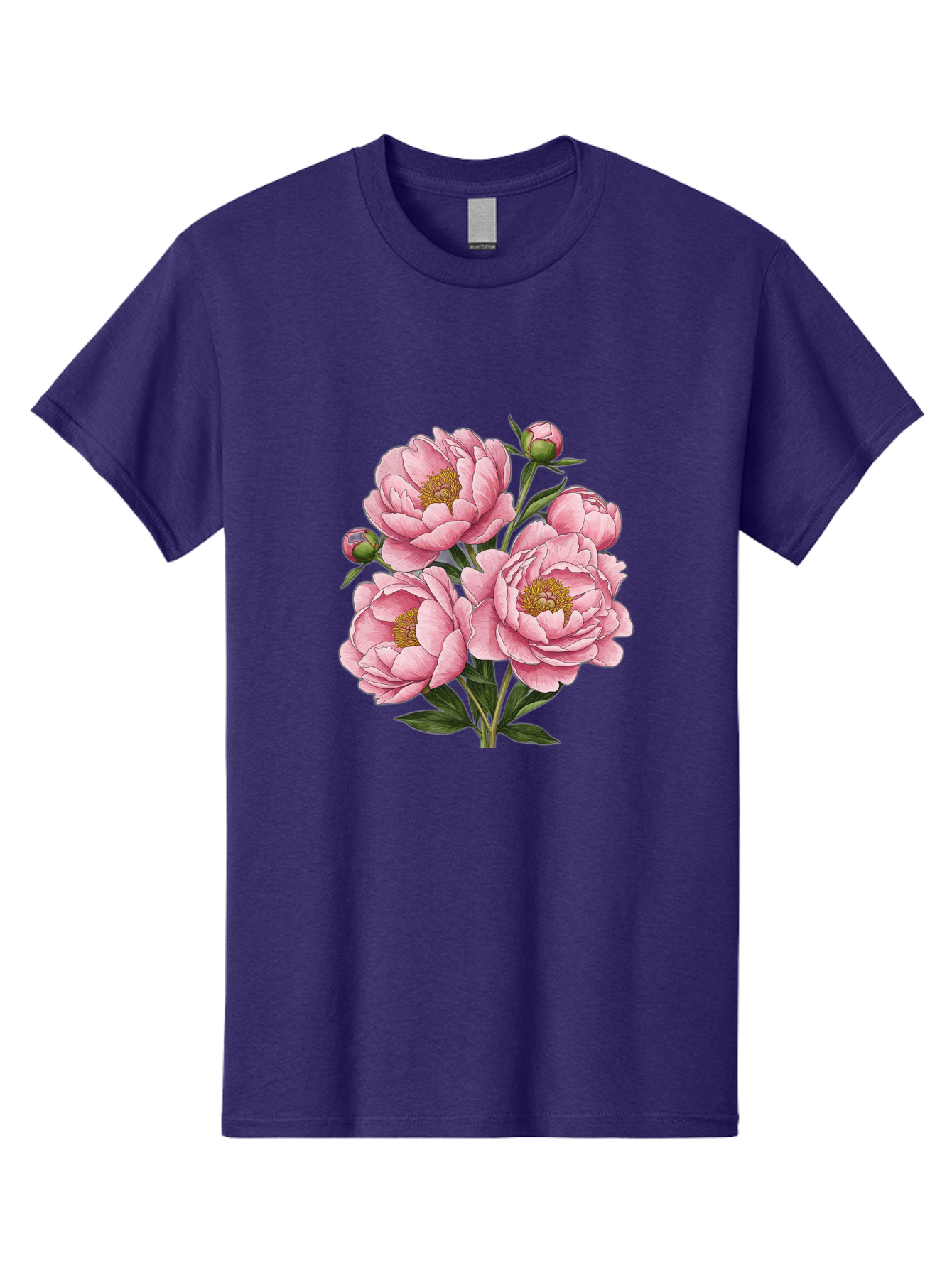 Pink-Peonies-4 Men'S Graphic Tee, 100% Cotton, Comfortable Casual Summer Wear, Machine Washable, Vintage Camera, Old Camera, Antique Camera, Black Camera, Classic Photography, Photography Equipment, Nostalgic Device, Film Camera, Camera Art Bal138