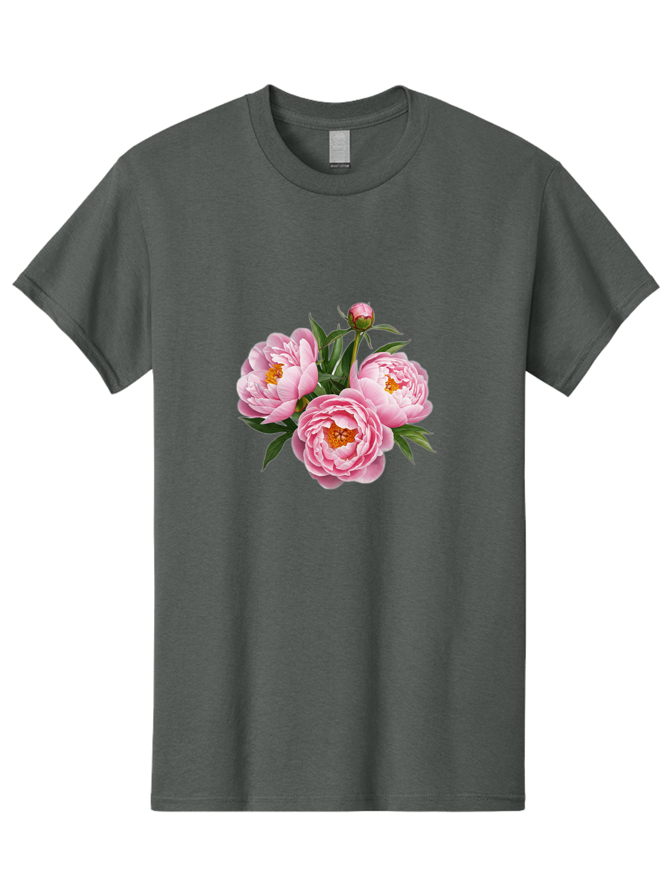Pink-Peonies-5 Men'S Graphic Tee, 100% Cotton, Comfortable Casual Summer Wear, Machine Washable, Vintage Camera, Old Camera, Antique Camera, Black Camera, Classic Photography, Photography Equipment, Nostalgic Device, Film Camera, Camera Art Bal139