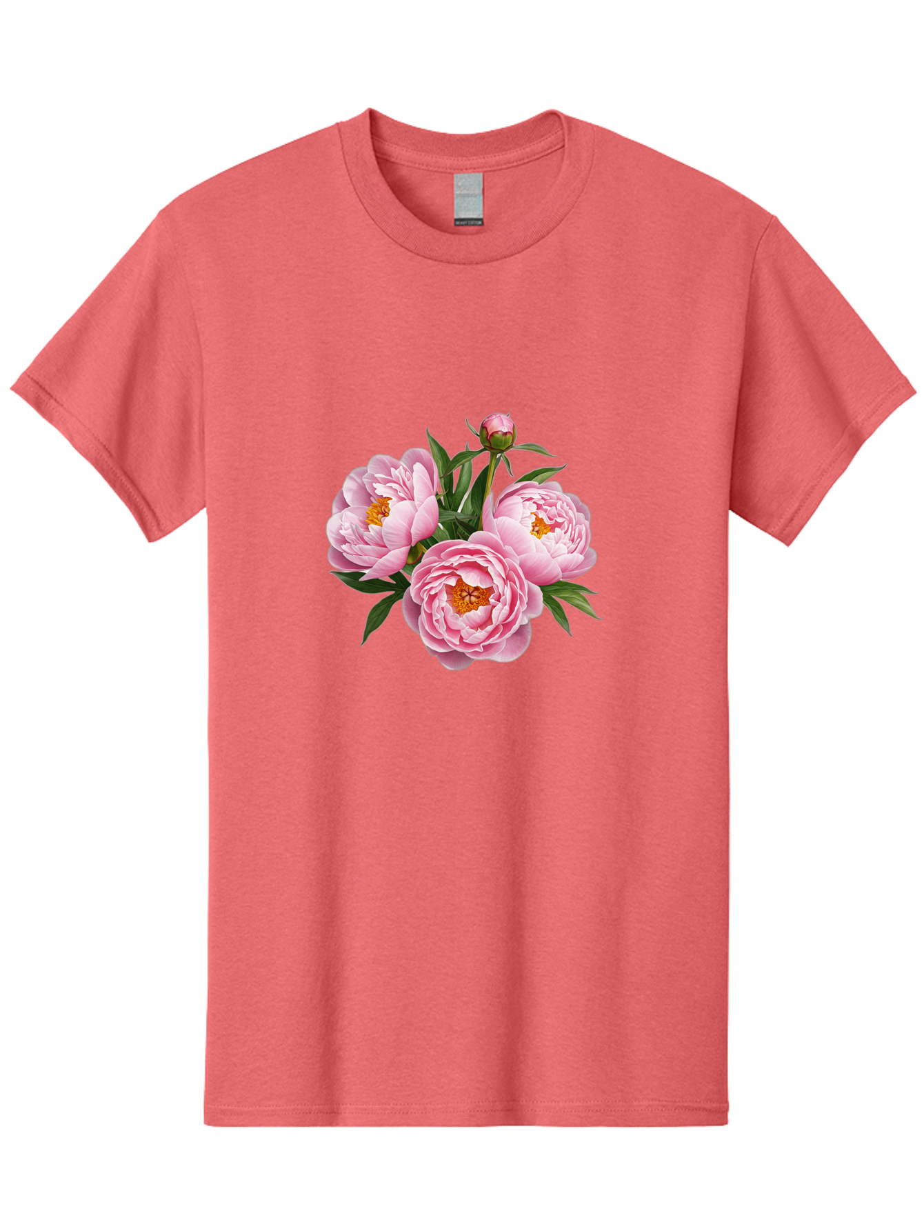 Pink-Peonies-5 Men'S Graphic Tee, 100% Cotton, Comfortable Casual Summer Wear, Machine Washable, Vintage Camera, Old Camera, Antique Camera, Black Camera, Classic Photography, Photography Equipment, Nostalgic Device, Film Camera, Camera Art Bal139