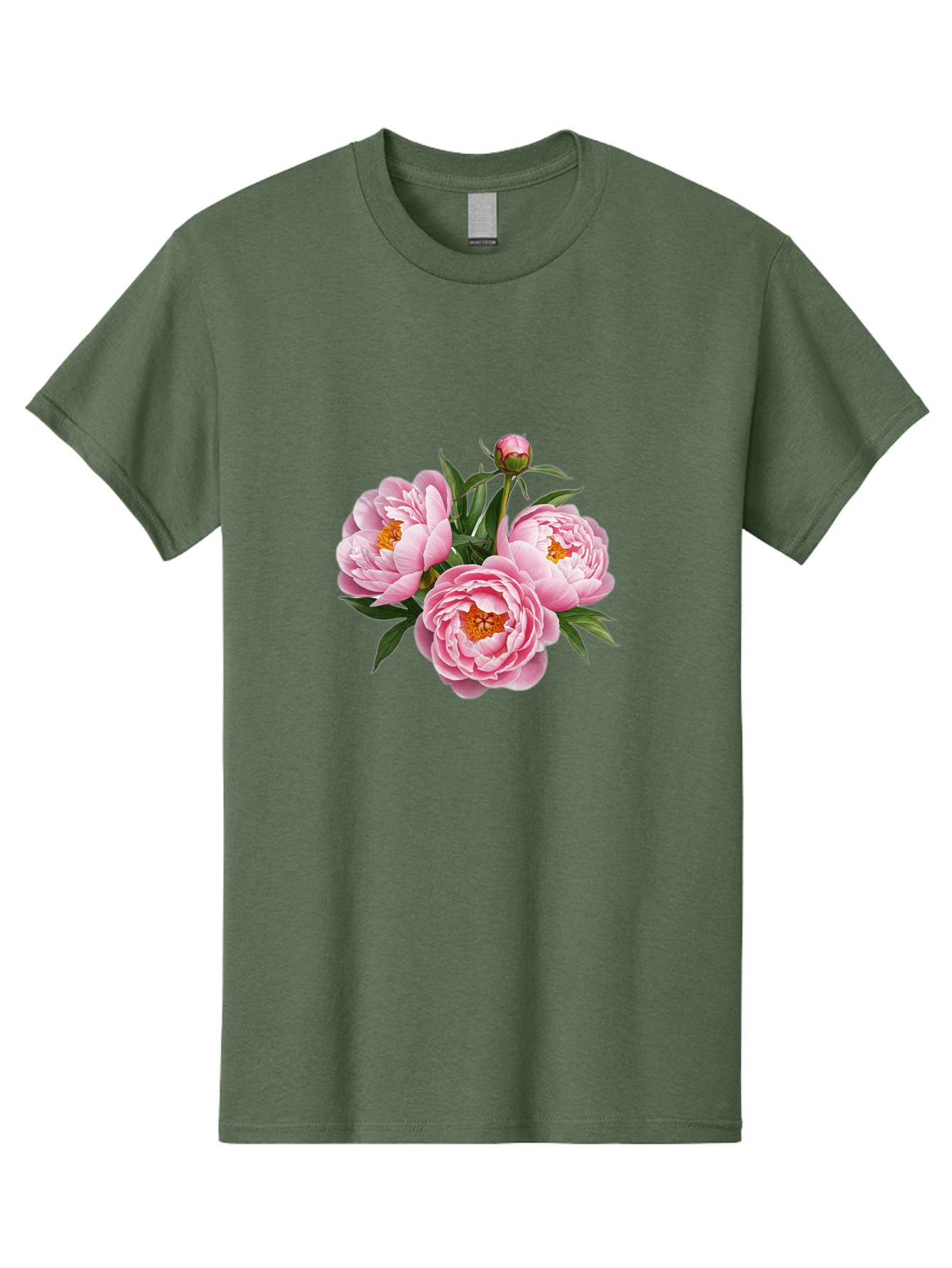 Pink-Peonies-5 Men'S Graphic Tee, 100% Cotton, Comfortable Casual Summer Wear, Machine Washable, Vintage Camera, Old Camera, Antique Camera, Black Camera, Classic Photography, Photography Equipment, Nostalgic Device, Film Camera, Camera Art Bal139