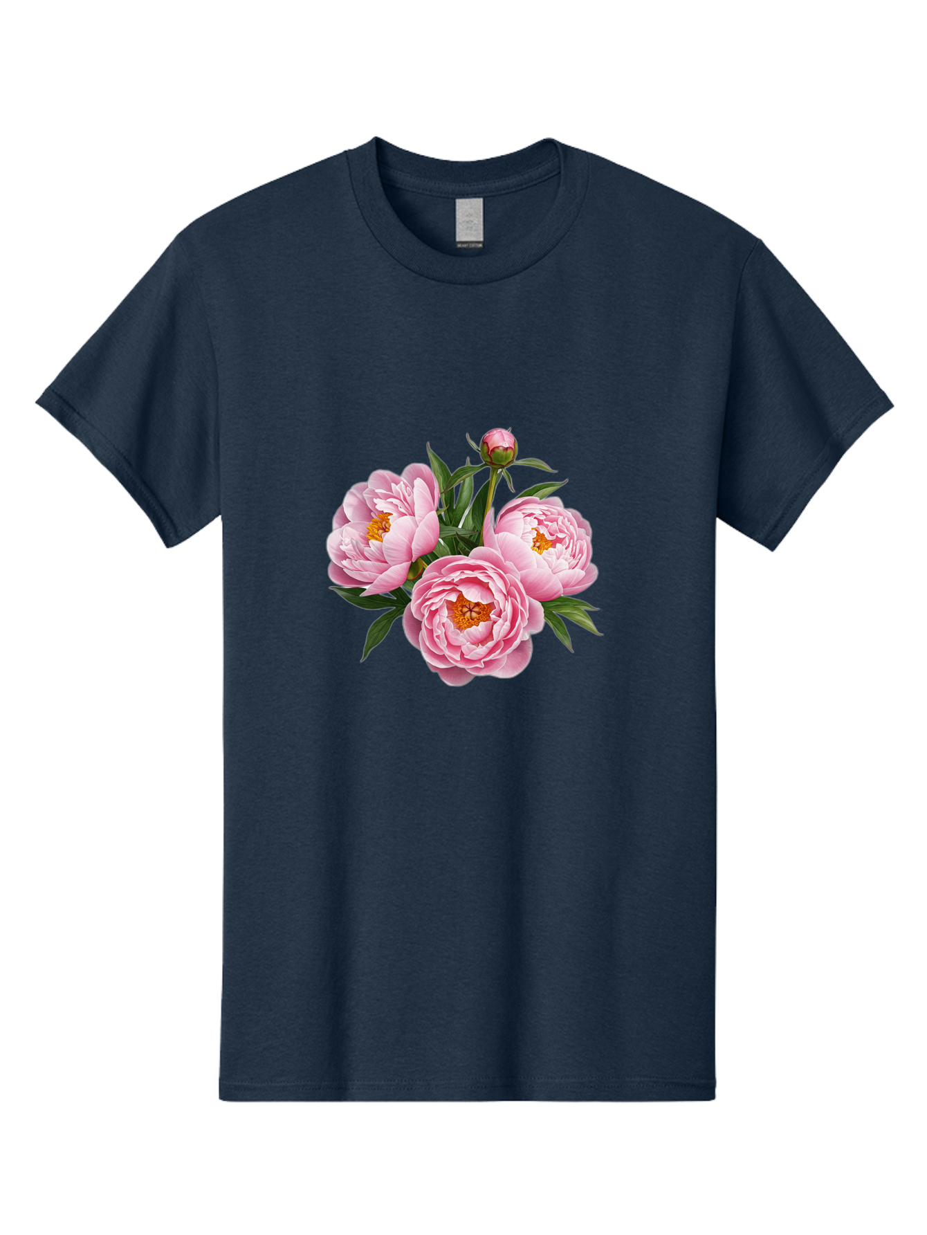 Pink-Peonies-5 Men'S Graphic Tee, 100% Cotton, Comfortable Casual Summer Wear, Machine Washable, Vintage Camera, Old Camera, Antique Camera, Black Camera, Classic Photography, Photography Equipment, Nostalgic Device, Film Camera, Camera Art Bal139