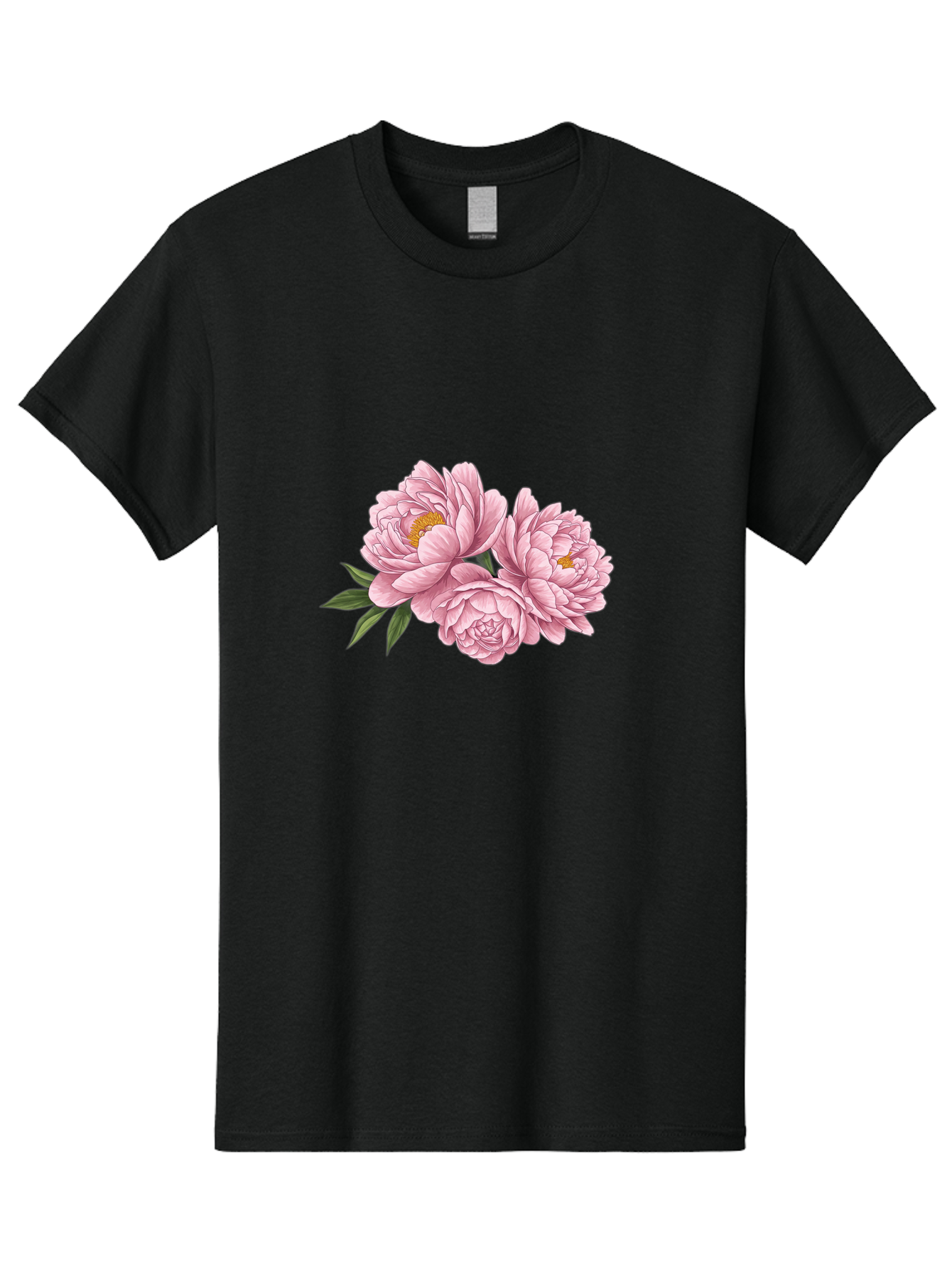 Pink-Peonies-6 Men'S Graphic Tee, 100% Cotton, Comfortable Casual Summer Wear, Machine Washable, Vintage Camera, Old Camera, Antique Camera, Black Camera, Classic Photography, Photography Equipment, Nostalgic Device, Film Camera, Camera Art Bal140
