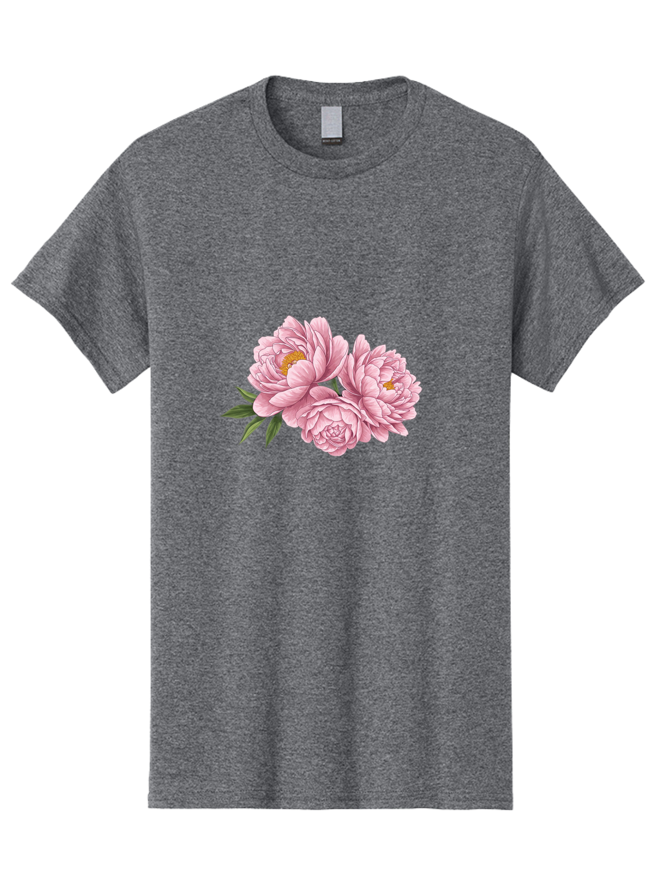 Pink-Peonies-6 Men'S Graphic Tee, 100% Cotton, Comfortable Casual Summer Wear, Machine Washable, Vintage Camera, Old Camera, Antique Camera, Black Camera, Classic Photography, Photography Equipment, Nostalgic Device, Film Camera, Camera Art Bal140