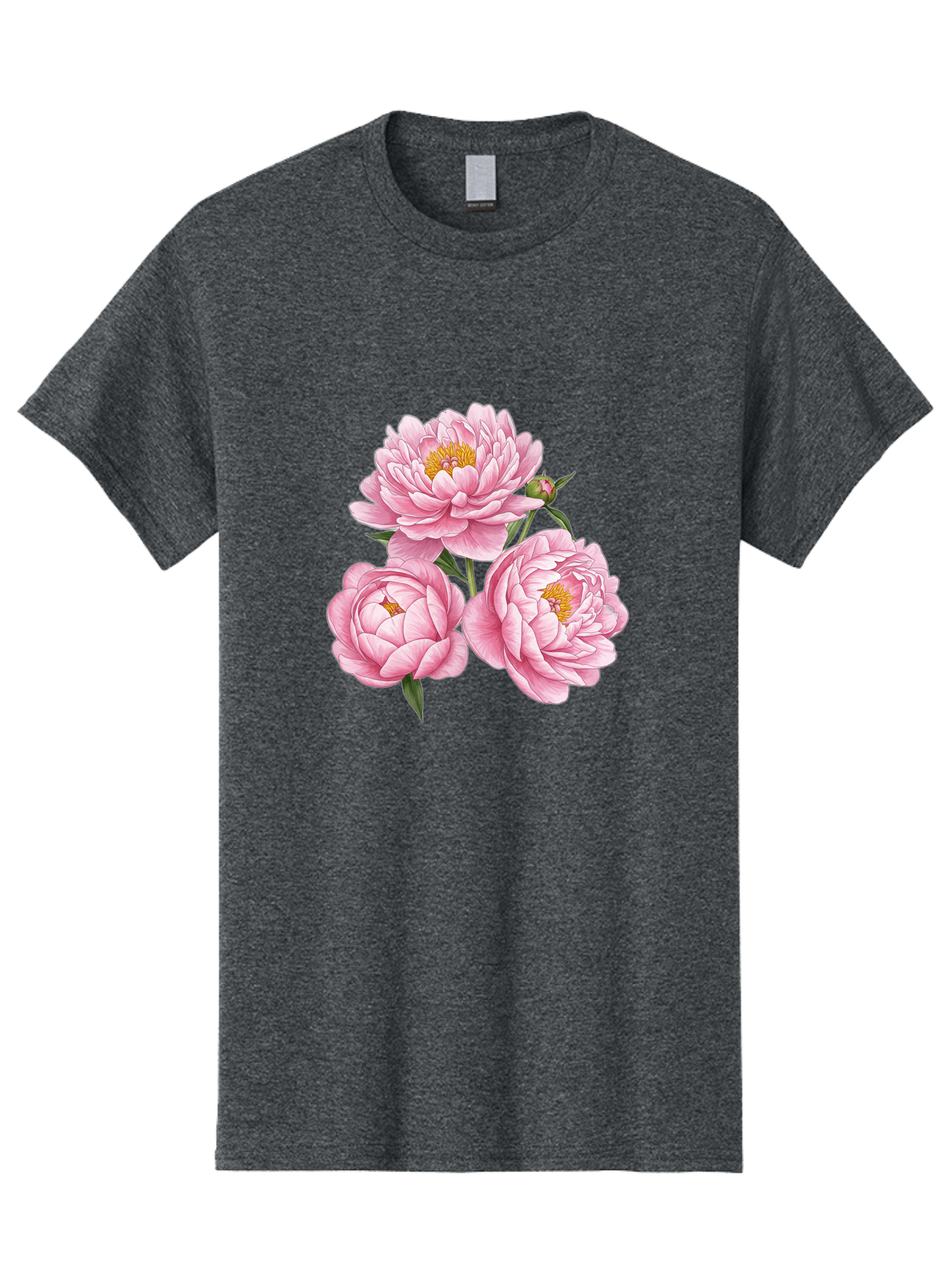 Pink-Peonies Men'S Graphic Tee, 100% Cotton, Comfortable Casual Summer Wear, Machine Washable, Vintage Camera, Old Camera, Antique Camera, Black Camera, Classic Photography, Photography Equipment, Nostalgic Device, Film Camera, Camera Art Bal141