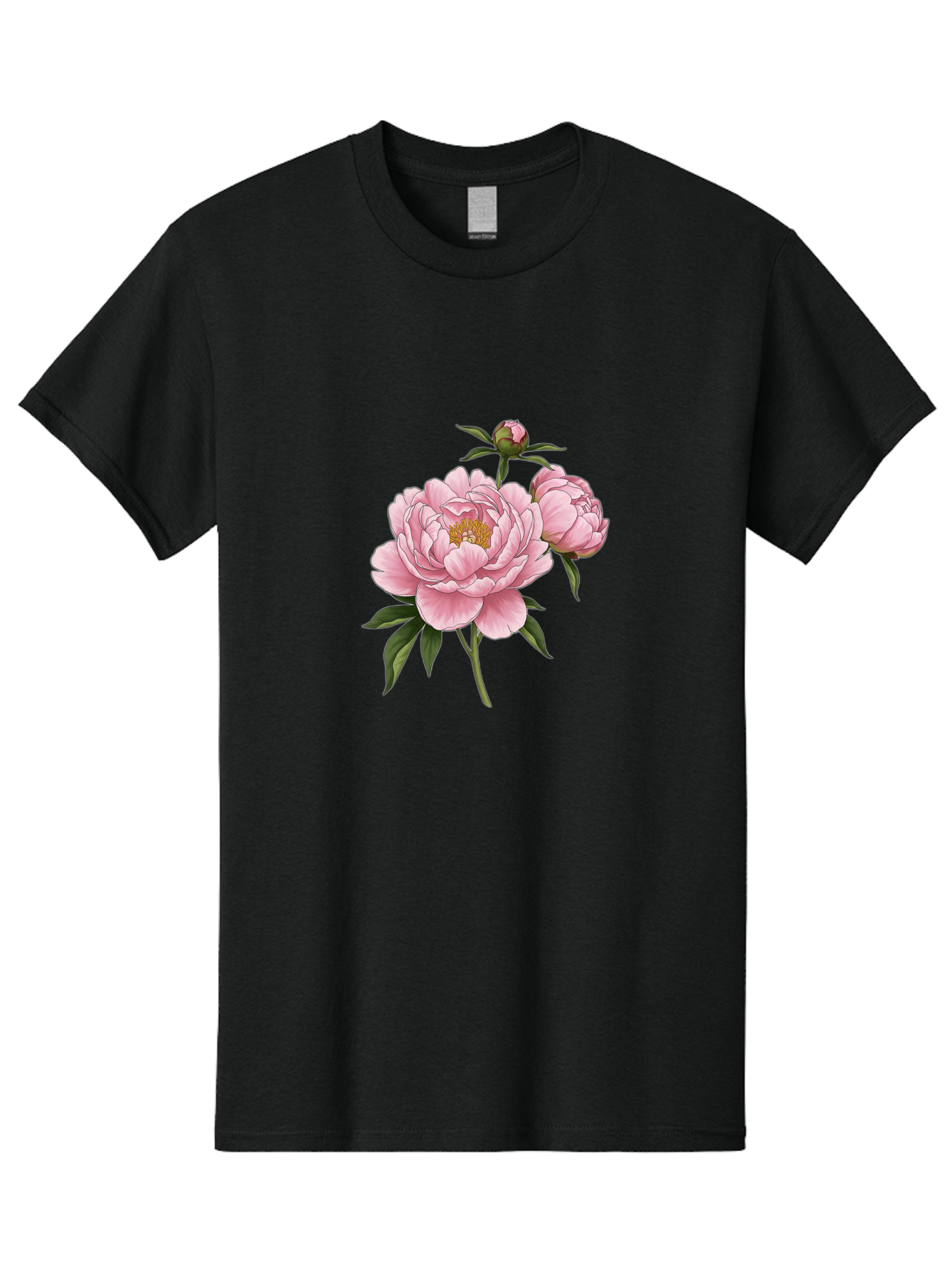 Pink-Peony-Flowers Men'S Graphic Tee, 100% Cotton, Comfortable Casual Summer Wear, Machine Washable, Vintage Camera, Old Camera, Antique Camera, Black Camera, Classic Photography, Photography Equipment, Nostalgic Device, Film Camera, Bal142