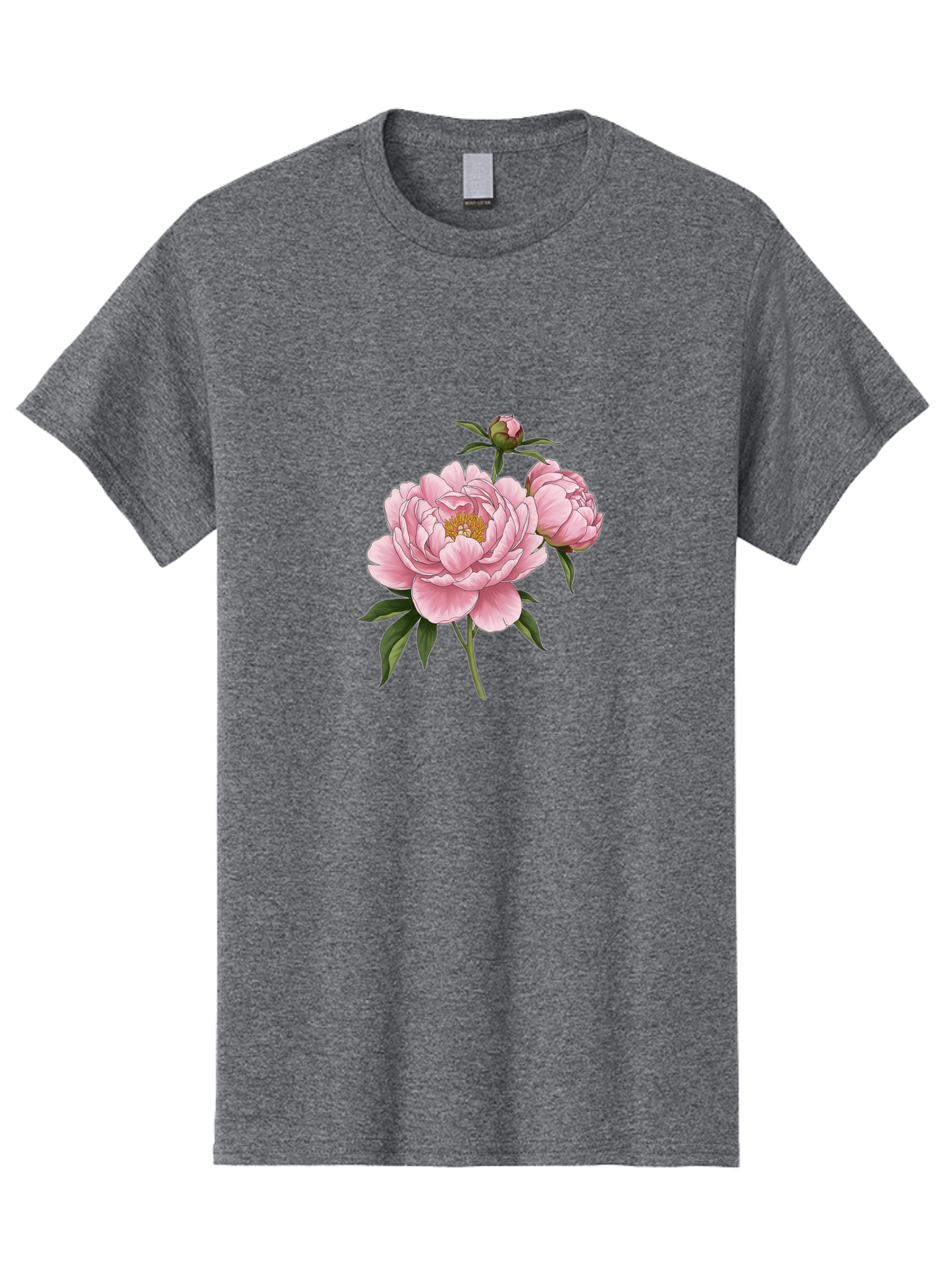 Pink-Peony-Flowers Men'S Graphic Tee, 100% Cotton, Comfortable Casual Summer Wear, Machine Washable, Vintage Camera, Old Camera, Antique Camera, Black Camera, Classic Photography, Photography Equipment, Nostalgic Device, Film Camera, Bal142
