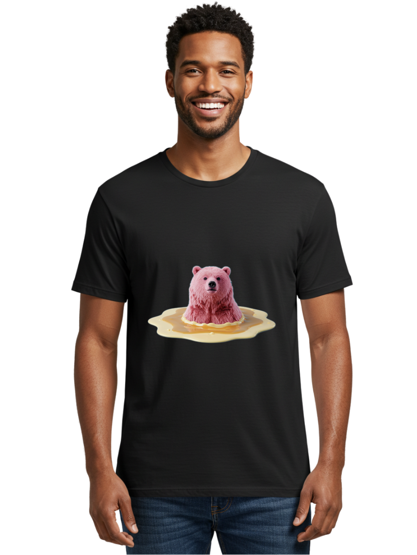 Pink-Polar-Bear Men'S Graphic Tee, 100% Cotton, Comfortable Casual Summer Wear, Machine Washable, Vintage Camera, Old Camera, Antique Camera, Black Camera, Classic Photography, Photography Equipment, Nostalgic Device, Film Camera, Camera Art Bal143