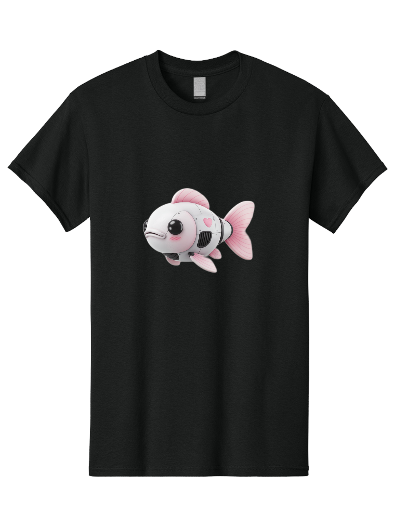 Pink-Robot-Fish Men'S Graphic Tee, 100% Cotton, Comfortable Casual Summer Wear, Machine Washable, Vintage Camera, Old Camera, Antique Camera, Black Camera, Classic Photography, Photography Equipment, Nostalgic Device, Film Camera, Camera Art Bal144