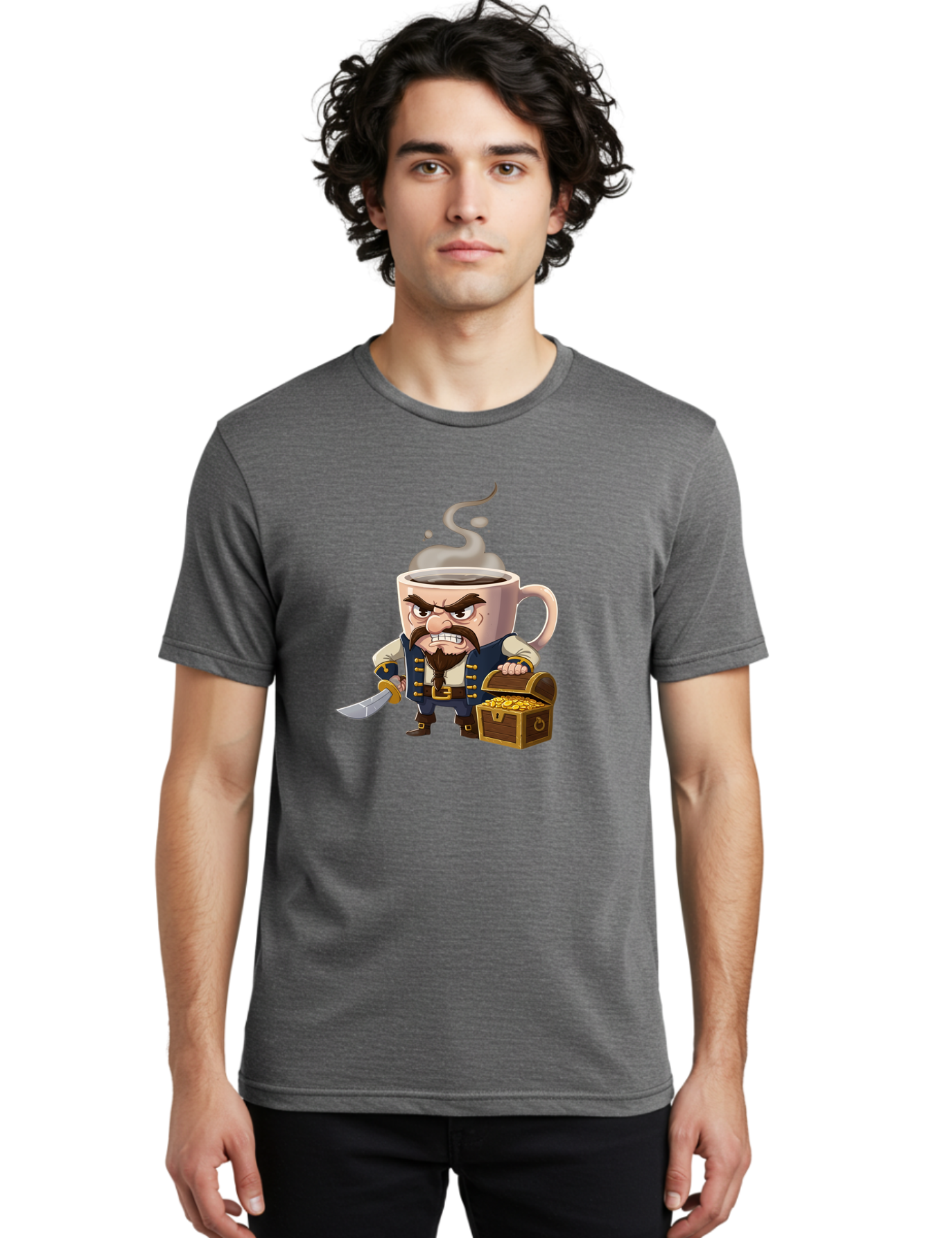 Pirate-Coffee-Mug Men'S Graphic Tee, 100% Cotton, Comfortable Casual Summer Wear, Machine Washable, Vintage Camera, Old Camera, Antique Camera, Black Camera, Classic Photography, Photography Equipment, Nostalgic Device, Film Camera, Camera Art Bal149