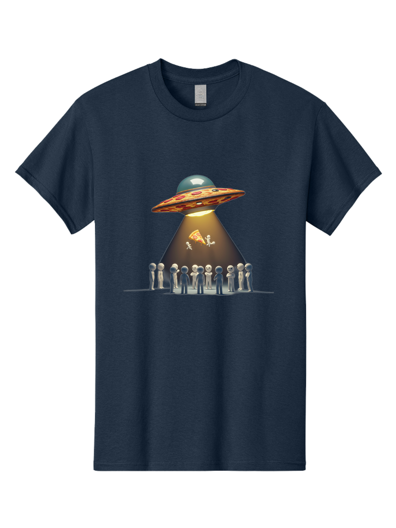 Pizza-Ufo-2 Men'S Graphic Tee, 100% Cotton, Comfortable Casual Summer Wear, Machine Washable, Vintage Camera, Old Camera, Antique Camera, Black Camera, Classic Photography, Photography Equipment, Nostalgic Device, Film Camera, Camera Art Bal157