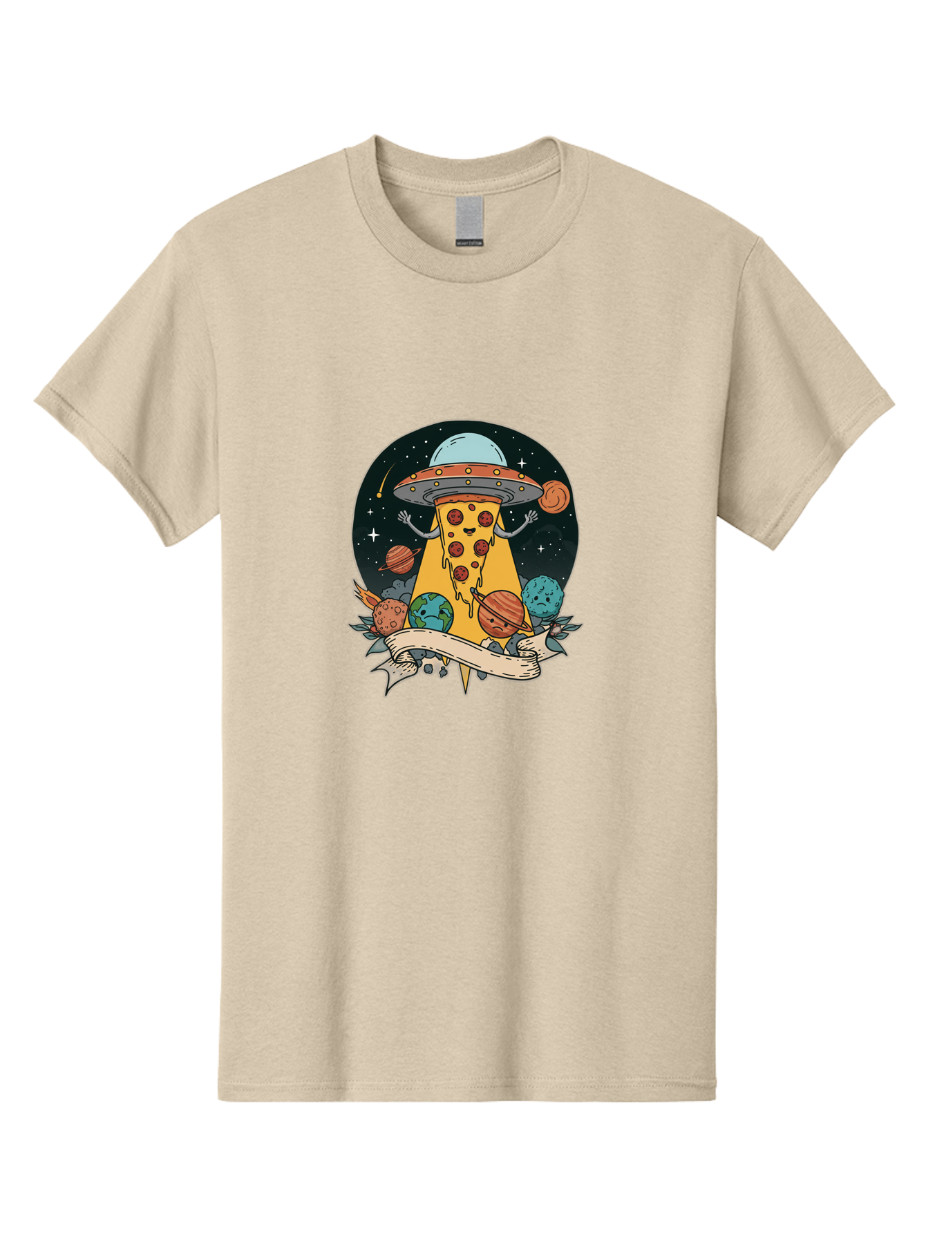 Pizza-Ufo-5 Men'S Graphic Tee, 100% Cotton, Comfortable Casual Summer Wear, Machine Washable, Vintage Camera, Old Camera, Antique Camera, Black Camera, Classic Photography, Photography Equipment, Nostalgic Device, Film Camera, Camera Art Bal160