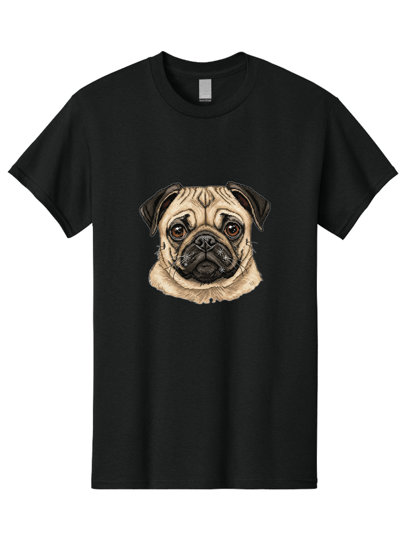 Pug Men'S Graphic Tee, 100% Cotton, Comfortable Casual Summer Wear, Machine Washable, Vintage Camera, Old Camera, Antique Camera, Black Camera, Classic Photography, Photography Equipment, Nostalgic Device, Film Camera, Camera Art Bal174