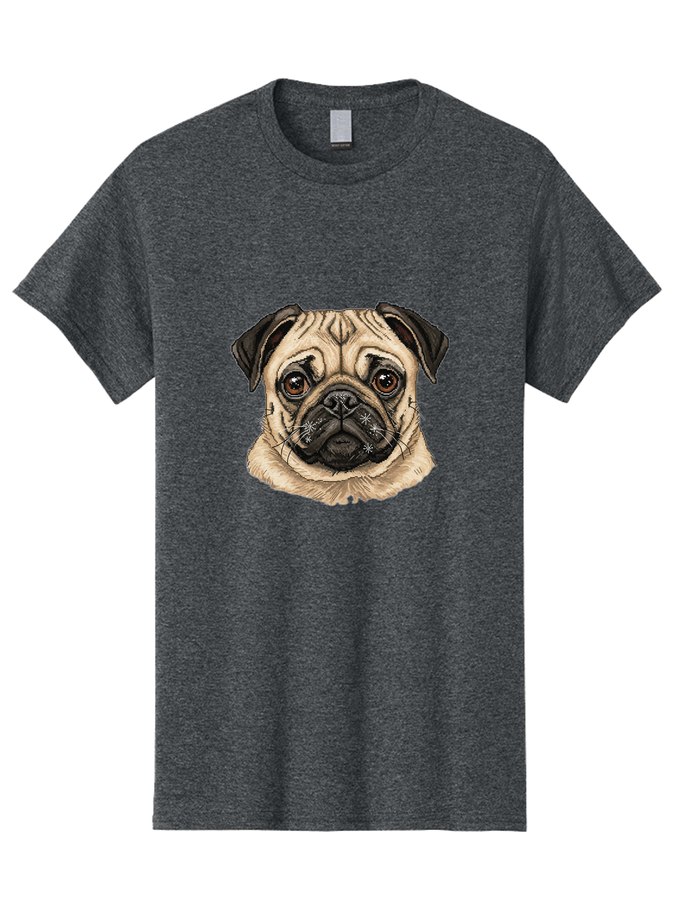 Pug Men'S Graphic Tee, 100% Cotton, Comfortable Casual Summer Wear, Machine Washable, Vintage Camera, Old Camera, Antique Camera, Black Camera, Classic Photography, Photography Equipment, Nostalgic Device, Film Camera, Camera Art Bal174