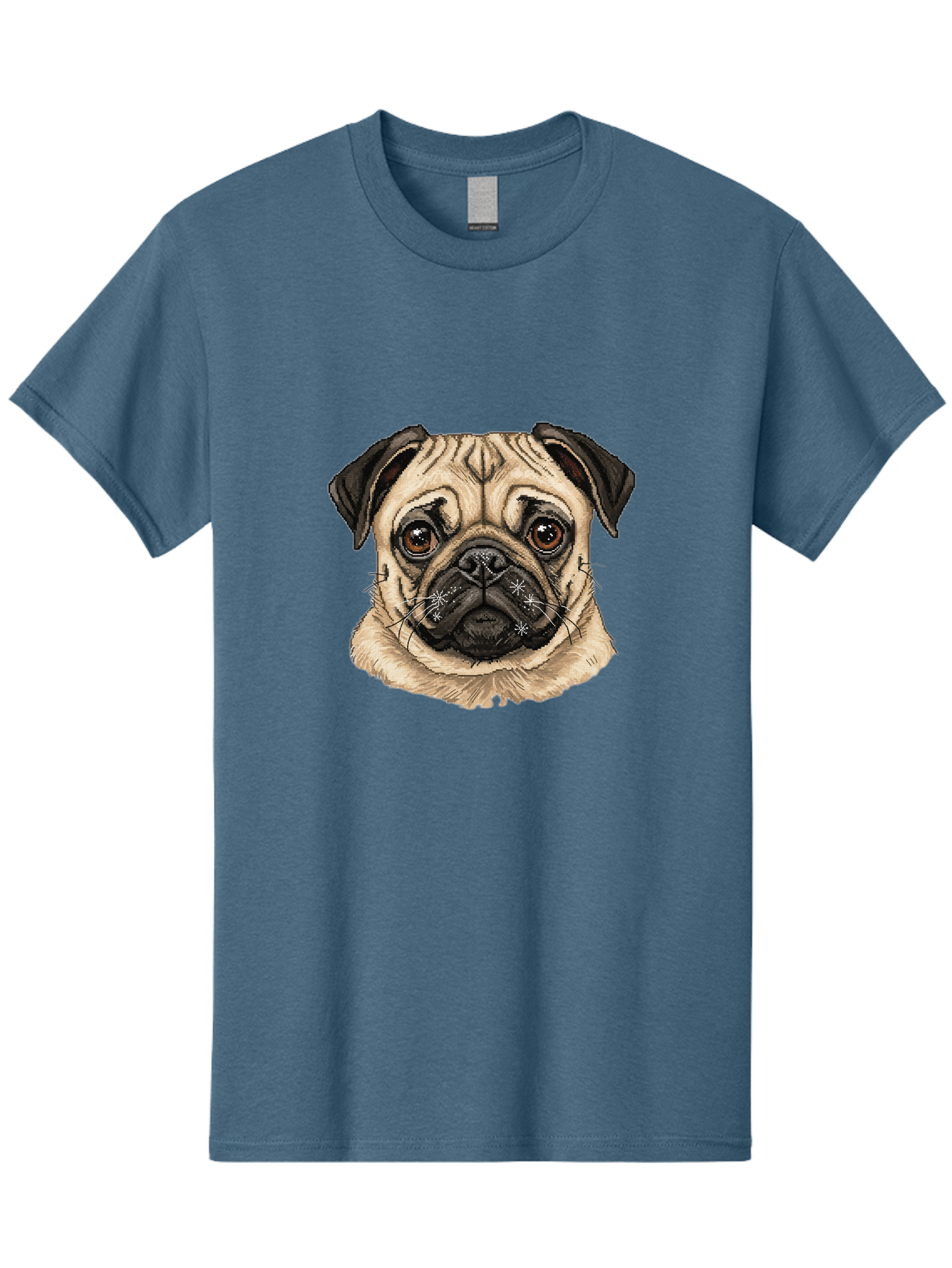 Pug Men'S Graphic Tee, 100% Cotton, Comfortable Casual Summer Wear, Machine Washable, Vintage Camera, Old Camera, Antique Camera, Black Camera, Classic Photography, Photography Equipment, Nostalgic Device, Film Camera, Camera Art Bal174