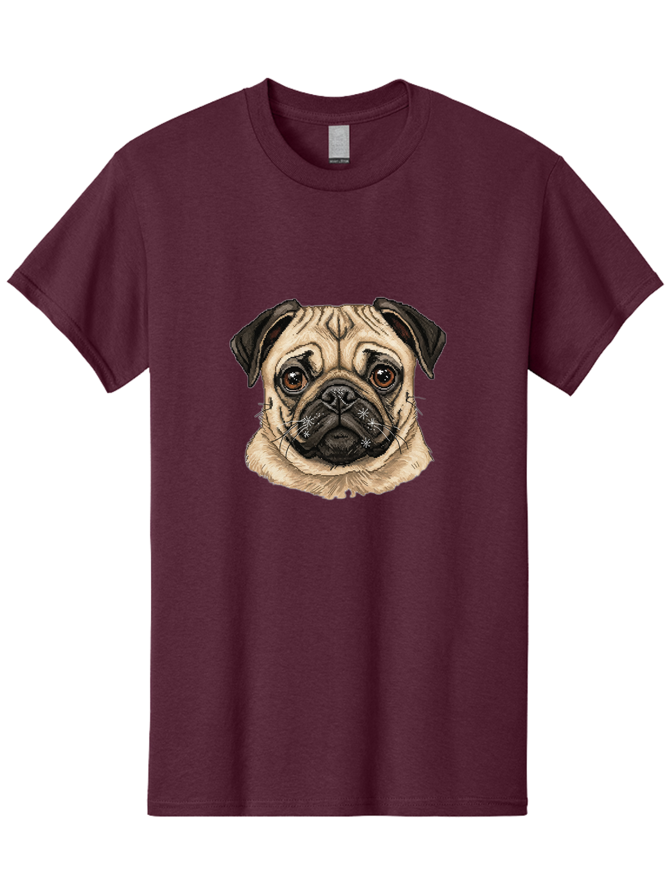 Pug Men'S Graphic Tee, 100% Cotton, Comfortable Casual Summer Wear, Machine Washable, Vintage Camera, Old Camera, Antique Camera, Black Camera, Classic Photography, Photography Equipment, Nostalgic Device, Film Camera, Camera Art Bal174