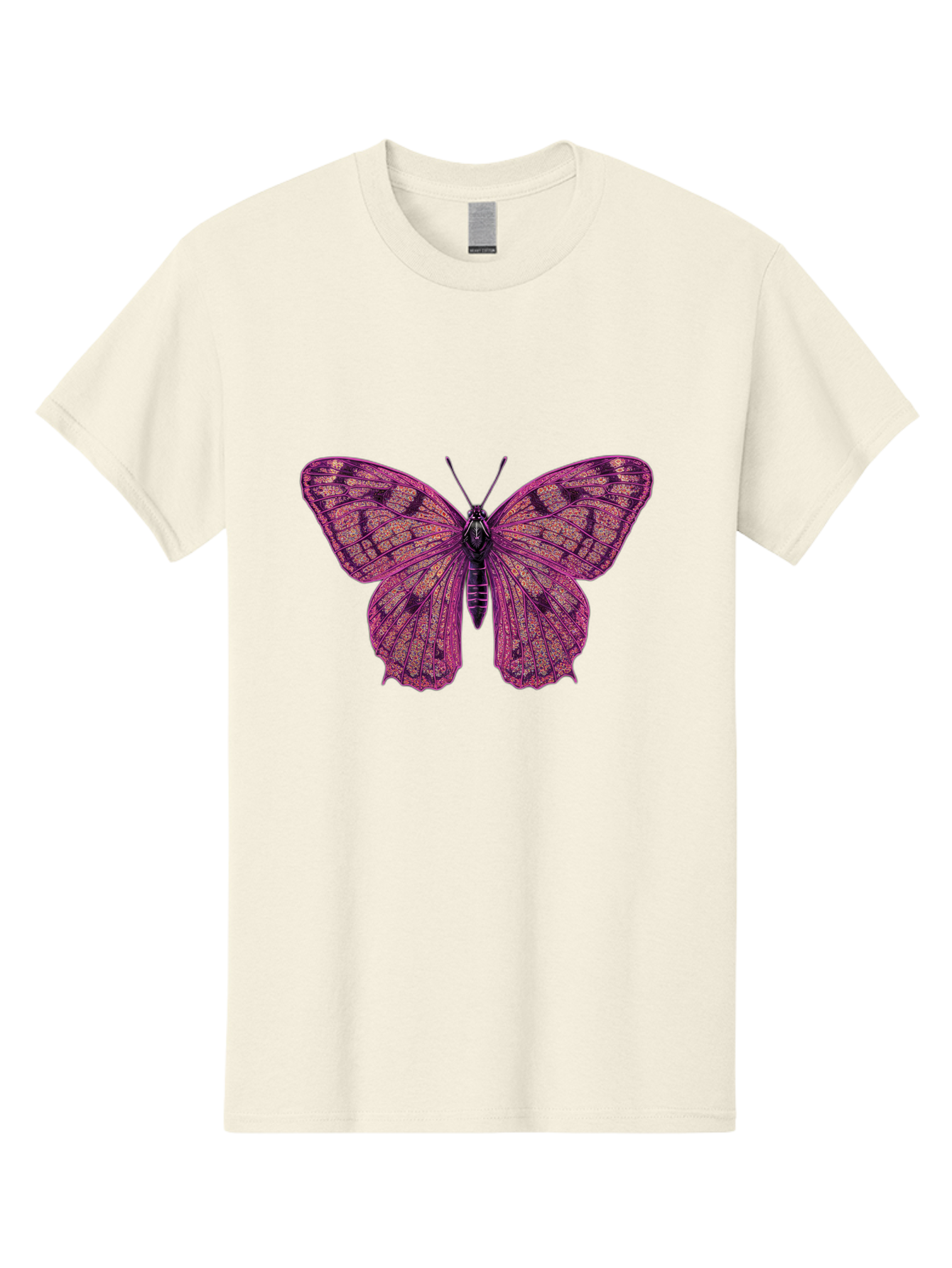 Purple-Butterfly-1 Men'S Graphic Tee, 100% Cotton, Comfortable Casual Summer Wear, Machine Washable, Vintage Camera, Old Camera, Antique Camera, Black Camera, Classic Photography, Photography Equipment, Nostalgic Device, Film Camera, Bal177