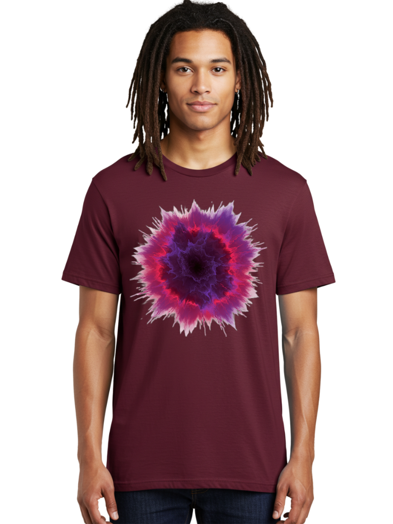 Purple-Explosive-Bloom Men'S Graphic Tee, 100% Cotton, Comfortable Casual Summer Wear, Machine Washable, Vintage Camera, Old Camera, Antique Camera, Black Camera, Classic Photography, Photography Equipment, Nostalgic Device, Film Camera, Bal183