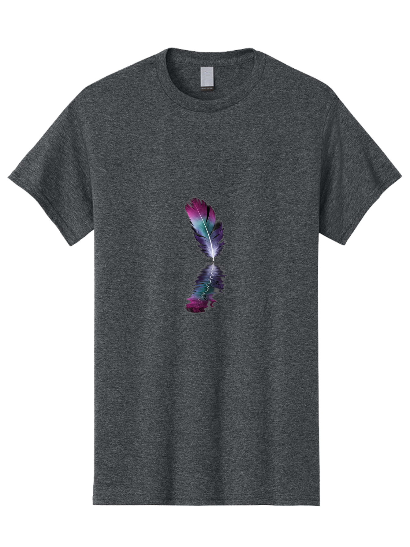 Purple-Feather Men'S Graphic Tee, 100% Cotton, Comfortable Casual Summer Wear, Machine Washable, Vintage Camera, Old Camera, Antique Camera, Black Camera, Classic Photography, Photography Equipment, Nostalgic Device, Film Camera, Camera Art Bal184