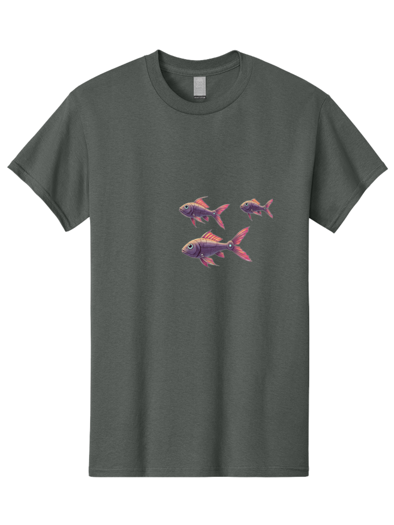 Purple-Fish Men'S Graphic Tee, 100% Cotton, Comfortable Casual Summer Wear, Machine Washable, Vintage Camera, Old Camera, Antique Camera, Black Camera, Classic Photography, Photography Equipment, Nostalgic Device, Film Camera, Camera Art Bal185