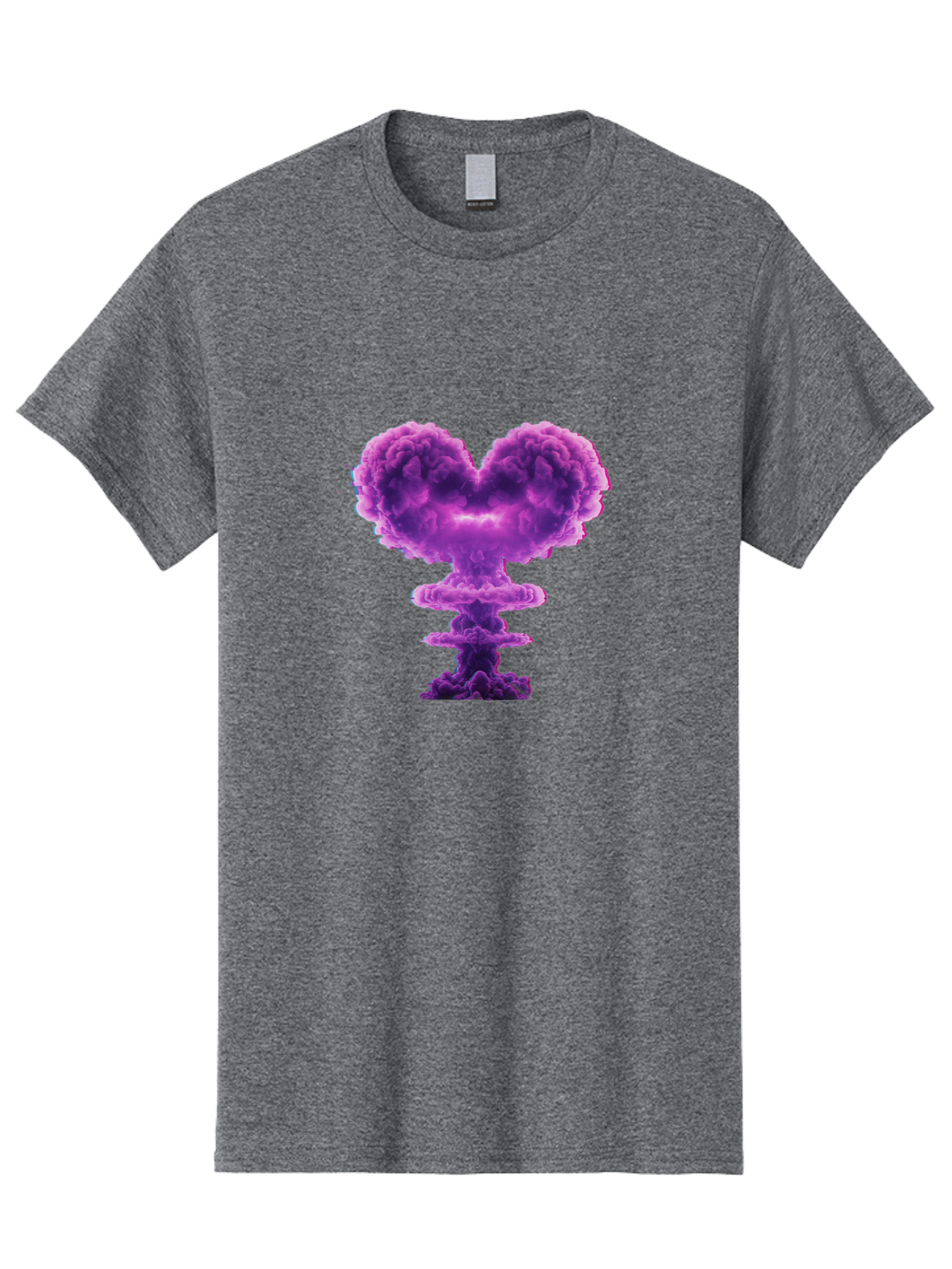 Purple-Heart-Explosion Men'S Graphic Tee, 100% Cotton, Comfortable Casual Summer Wear, Machine Washable, Vintage Camera, Old Camera, Antique Camera, Black Camera, Classic Photography, Photography Equipment, Nostalgic Device, Film Camera, Bal186