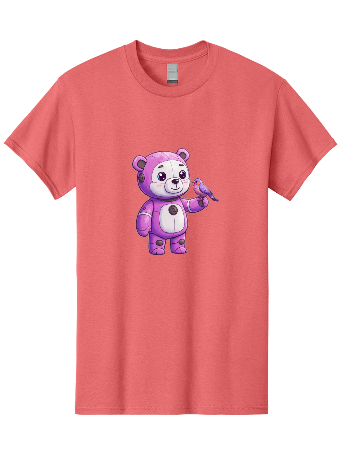 Purple-Robot-Bear Men'S Graphic Tee, 100% Cotton, Comfortable Casual Summer Wear, Machine Washable, Vintage Camera, Old Camera, Antique Camera, Black Camera, Classic Photography, Photography Equipment, Nostalgic Device, Film Camera, Camera Art Bal188