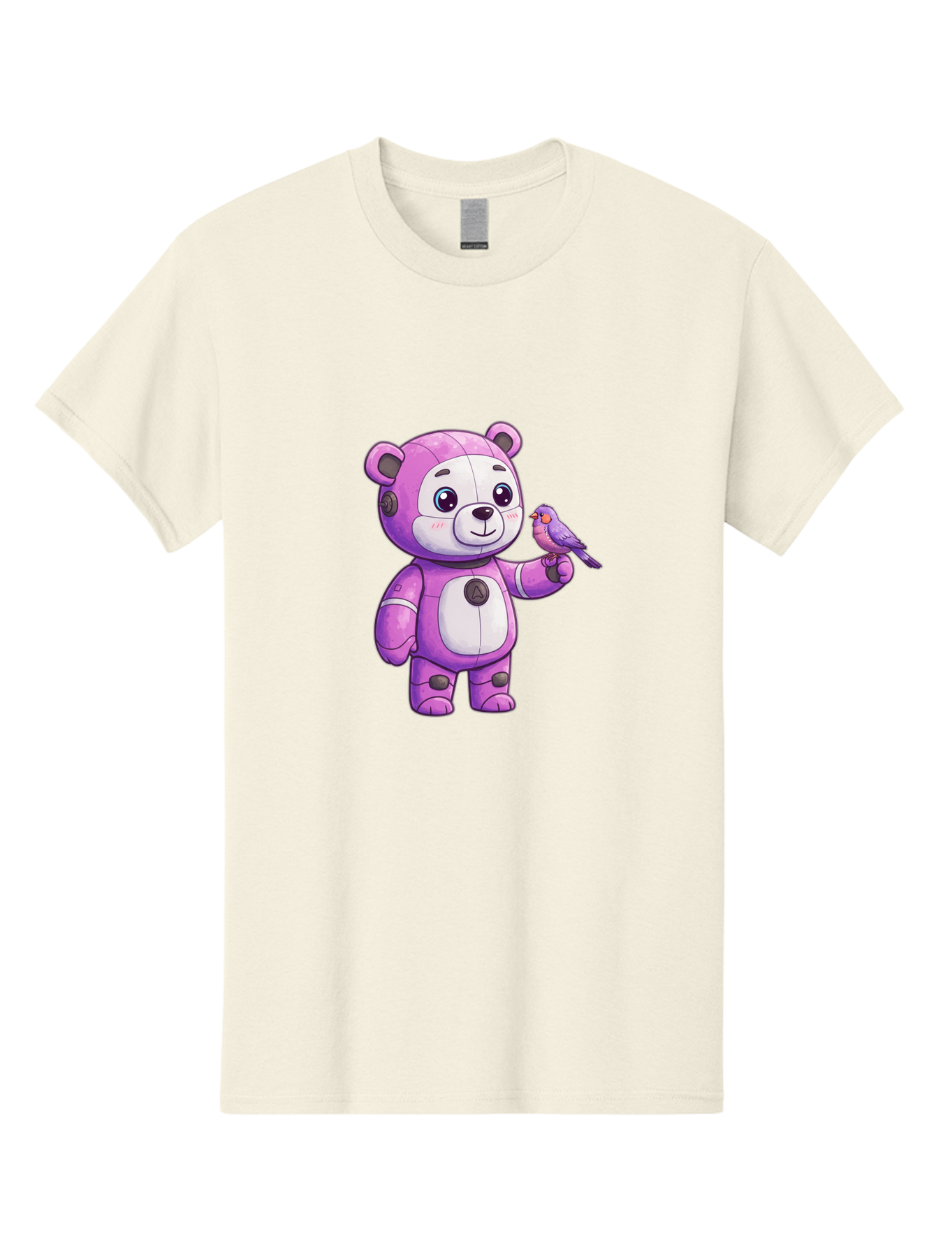 Purple-Robot-Bear Men'S Graphic Tee, 100% Cotton, Comfortable Casual Summer Wear, Machine Washable, Vintage Camera, Old Camera, Antique Camera, Black Camera, Classic Photography, Photography Equipment, Nostalgic Device, Film Camera, Camera Art Bal188