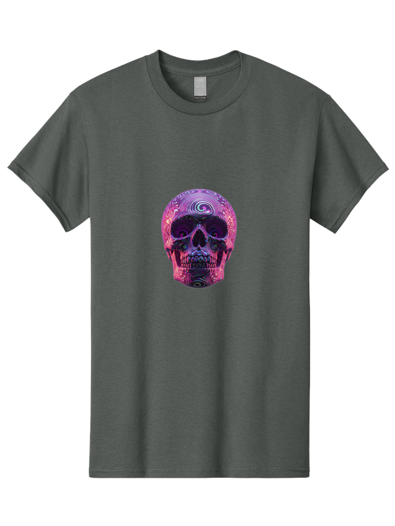 Purple-Skull Men'S Graphic Tee, 100% Cotton, Comfortable Casual Summer Wear, Machine Washable, Vintage Camera, Old Camera, Antique Camera, Black Camera, Classic Photography, Photography Equipment, Nostalgic Device, Film Camera, Camera Art Bal189