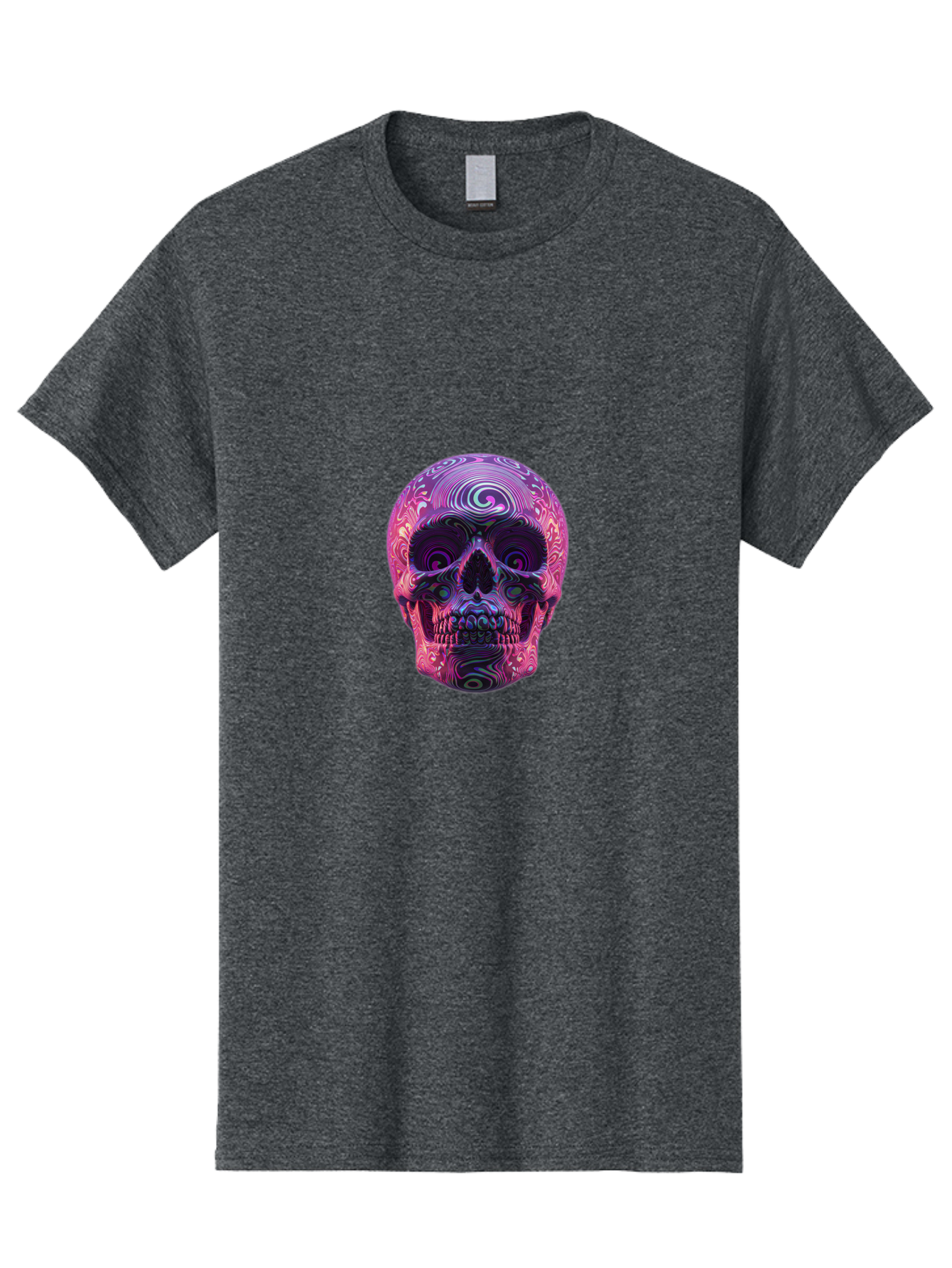 Purple-Skull Men'S Graphic Tee, 100% Cotton, Comfortable Casual Summer Wear, Machine Washable, Vintage Camera, Old Camera, Antique Camera, Black Camera, Classic Photography, Photography Equipment, Nostalgic Device, Film Camera, Camera Art Bal189