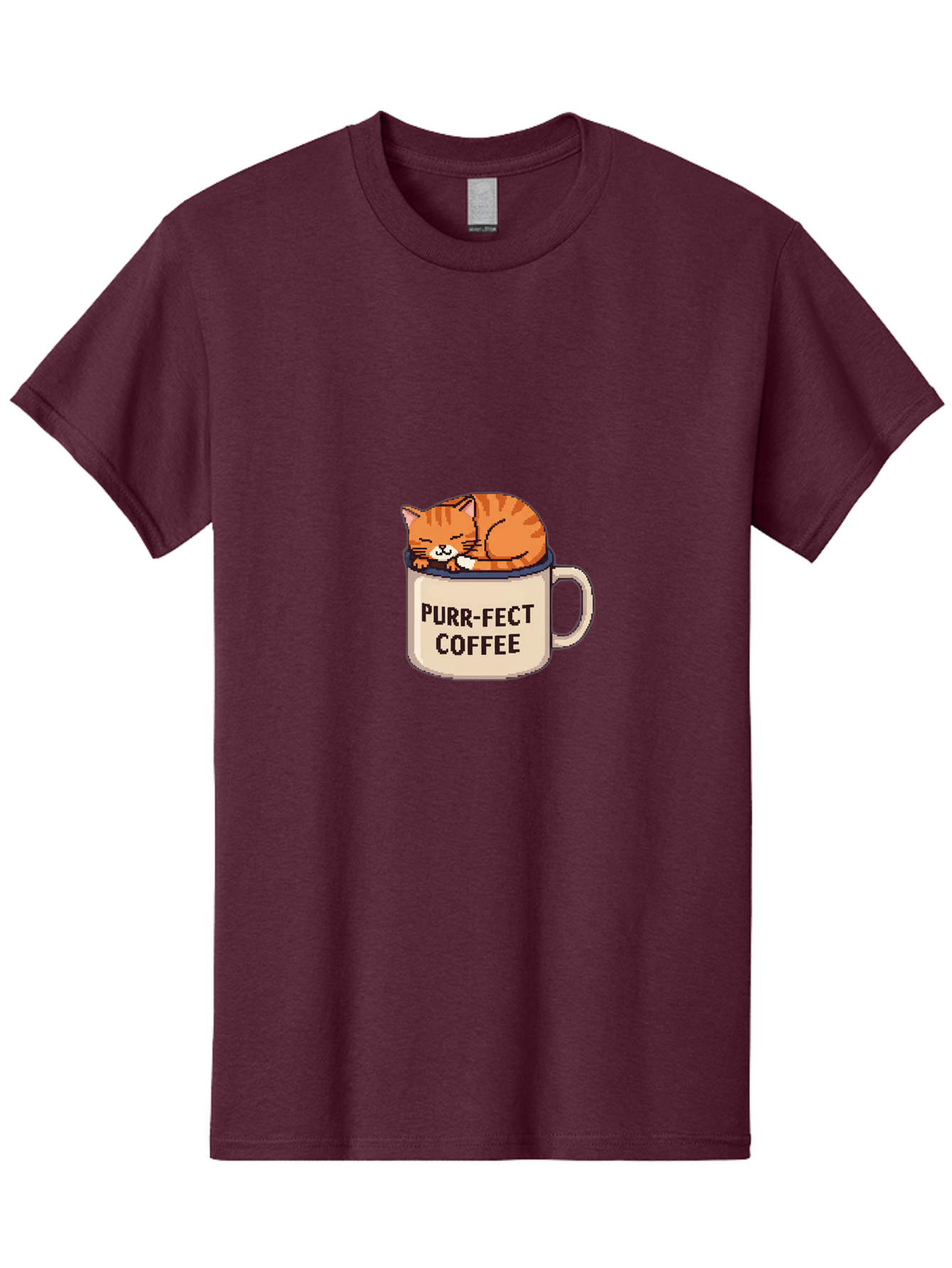 Purr-Fect-Coffee Men'S Graphic Tee, 100% Cotton, Comfortable Casual Summer Wear, Machine Washable, Vintage Camera, Old Camera, Antique Camera, Black Camera, Classic Photography, Photography Equipment, Nostalgic Device, Film Camera, Camera Art Bal191