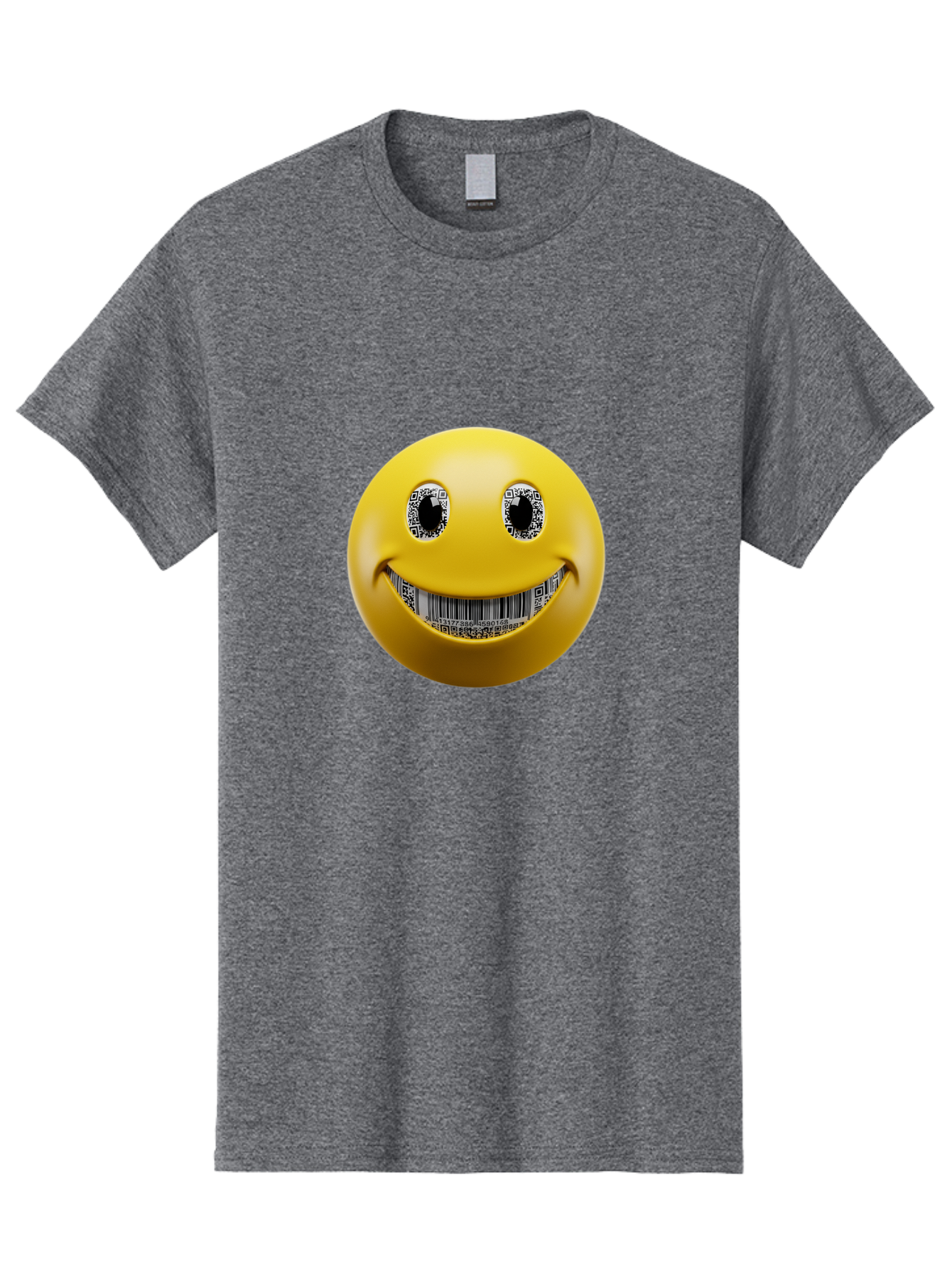 Qr-Code-Smiley Men'S Graphic Tee, 100% Cotton, Comfortable Casual Summer Wear, Machine Washable, Vintage Camera, Old Camera, Antique Camera, Black Camera, Classic Photography, Photography Equipment, Nostalgic Device, Film Camera, Camera Art Bal192