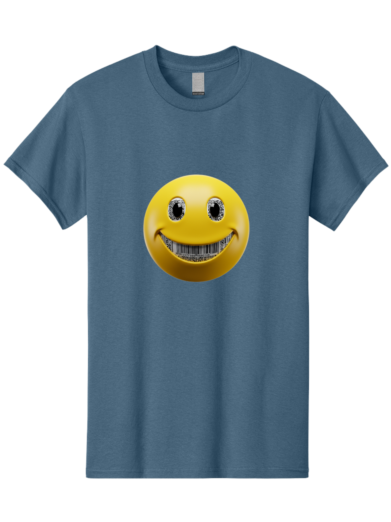 Qr-Code-Smiley Men'S Graphic Tee, 100% Cotton, Comfortable Casual Summer Wear, Machine Washable, Vintage Camera, Old Camera, Antique Camera, Black Camera, Classic Photography, Photography Equipment, Nostalgic Device, Film Camera, Camera Art Bal192