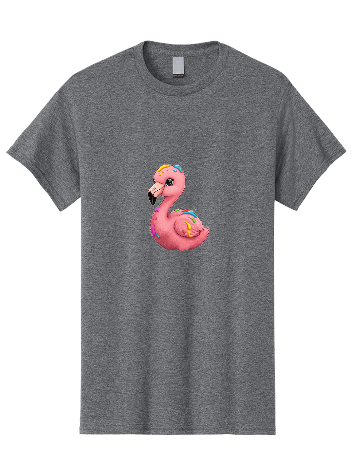 Rainbow-Flamingo Men'S Graphic Tee, 100% Cotton, Comfortable Casual Summer Wear, Machine Washable, Vintage Camera, Old Camera, Antique Camera, Black Camera, Classic Photography, Photography Equipment, Nostalgic Device, Film Camera, Camera Art Bal197