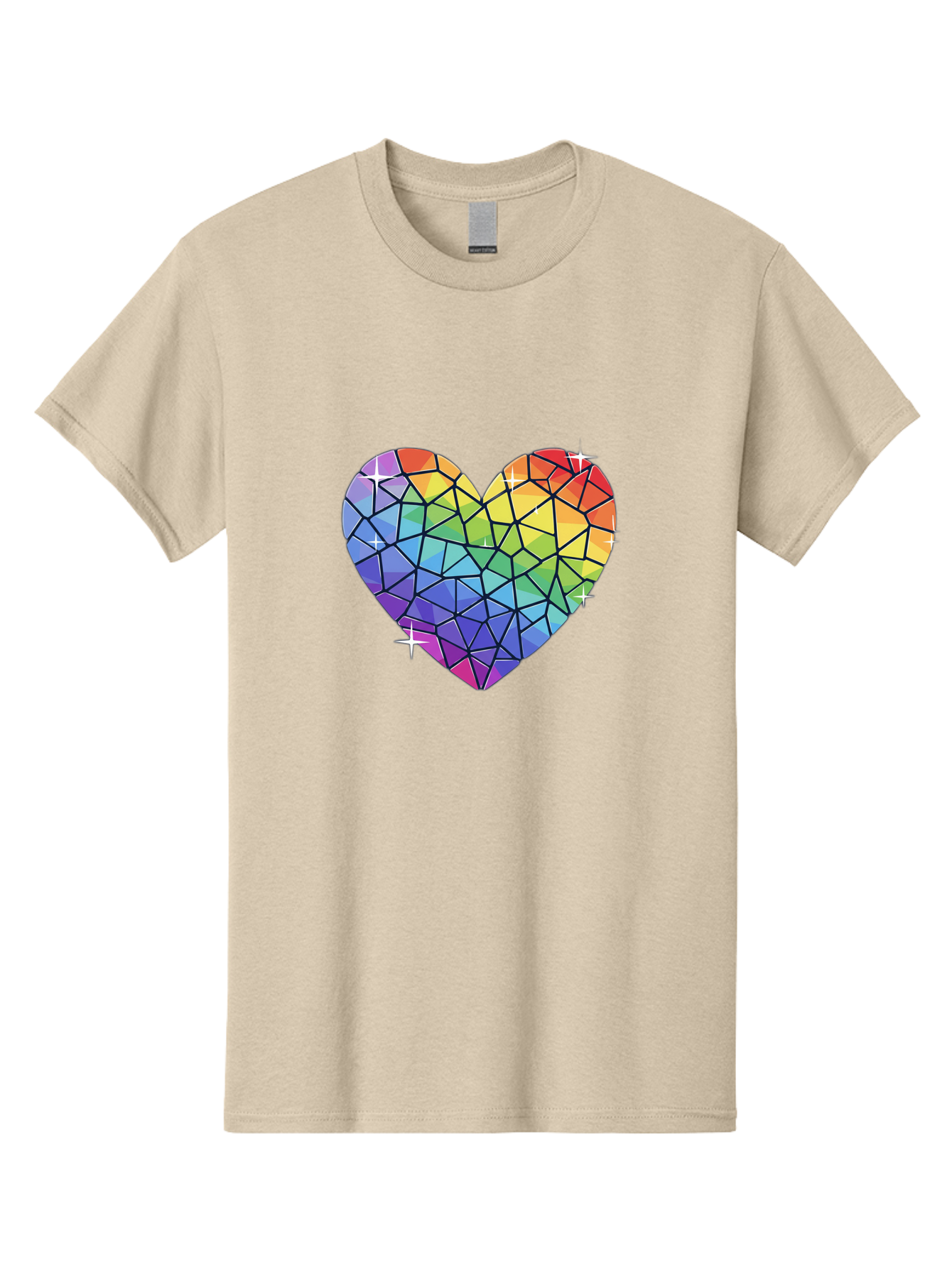 Rainbow-Mosaic-Heart Men'S Graphic Tee, 100% Cotton, Comfortable Casual Summer Wear, Machine Washable, Vintage Camera, Old Camera, Antique Camera, Black Camera, Classic Photography, Photography Equipment, Nostalgic Device, Film Camera, Bal199