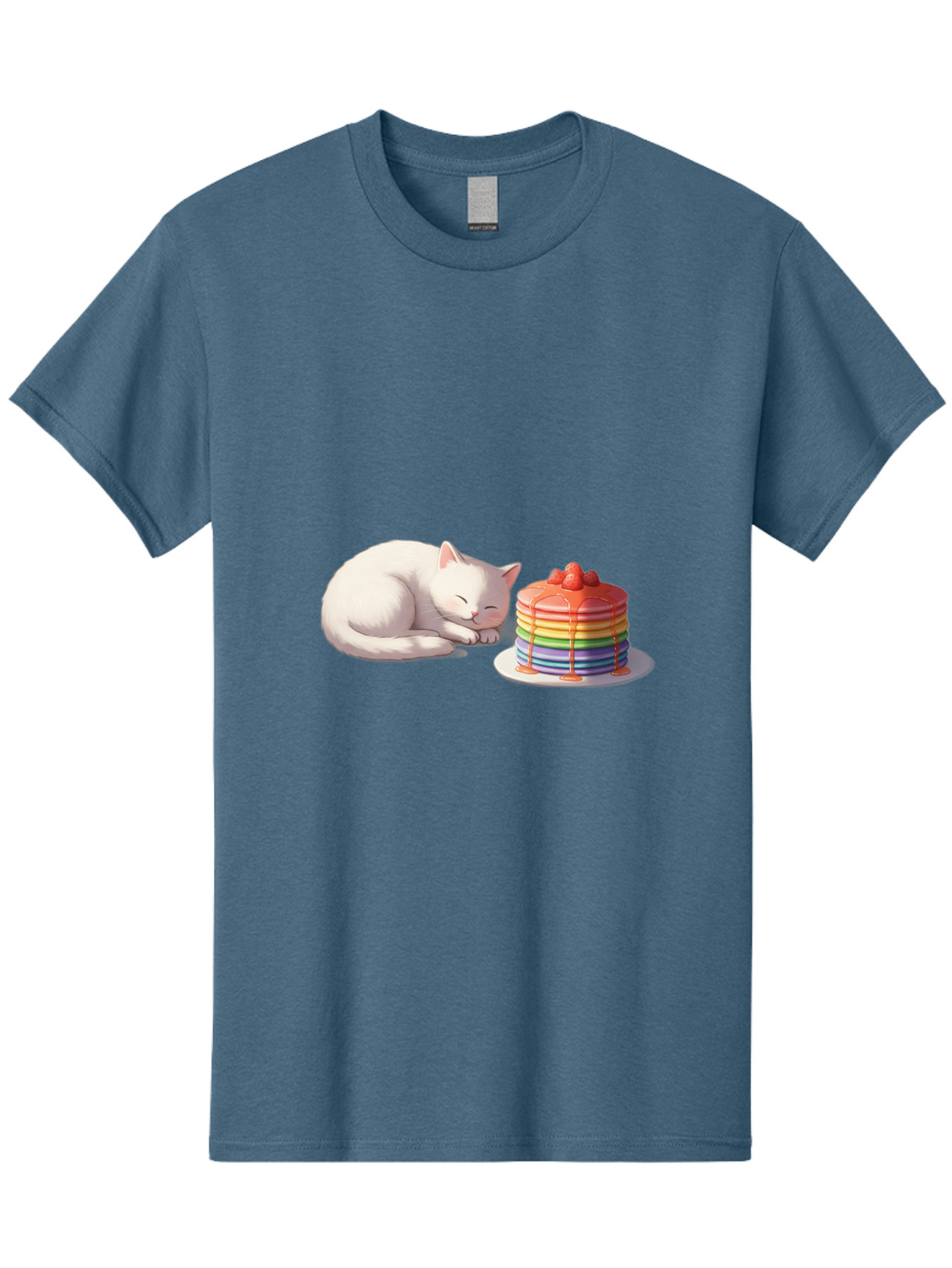 Rainbow-Pancakes-And-Cat Men'S Graphic Tee, 100% Cotton, Comfortable Casual Summer Wear, Machine Washable, Vintage Camera, Old Camera, Antique Camera, Black Camera, Classic Photography, Photography Equipment, Nostalgic Device, Film Camera, Bal200