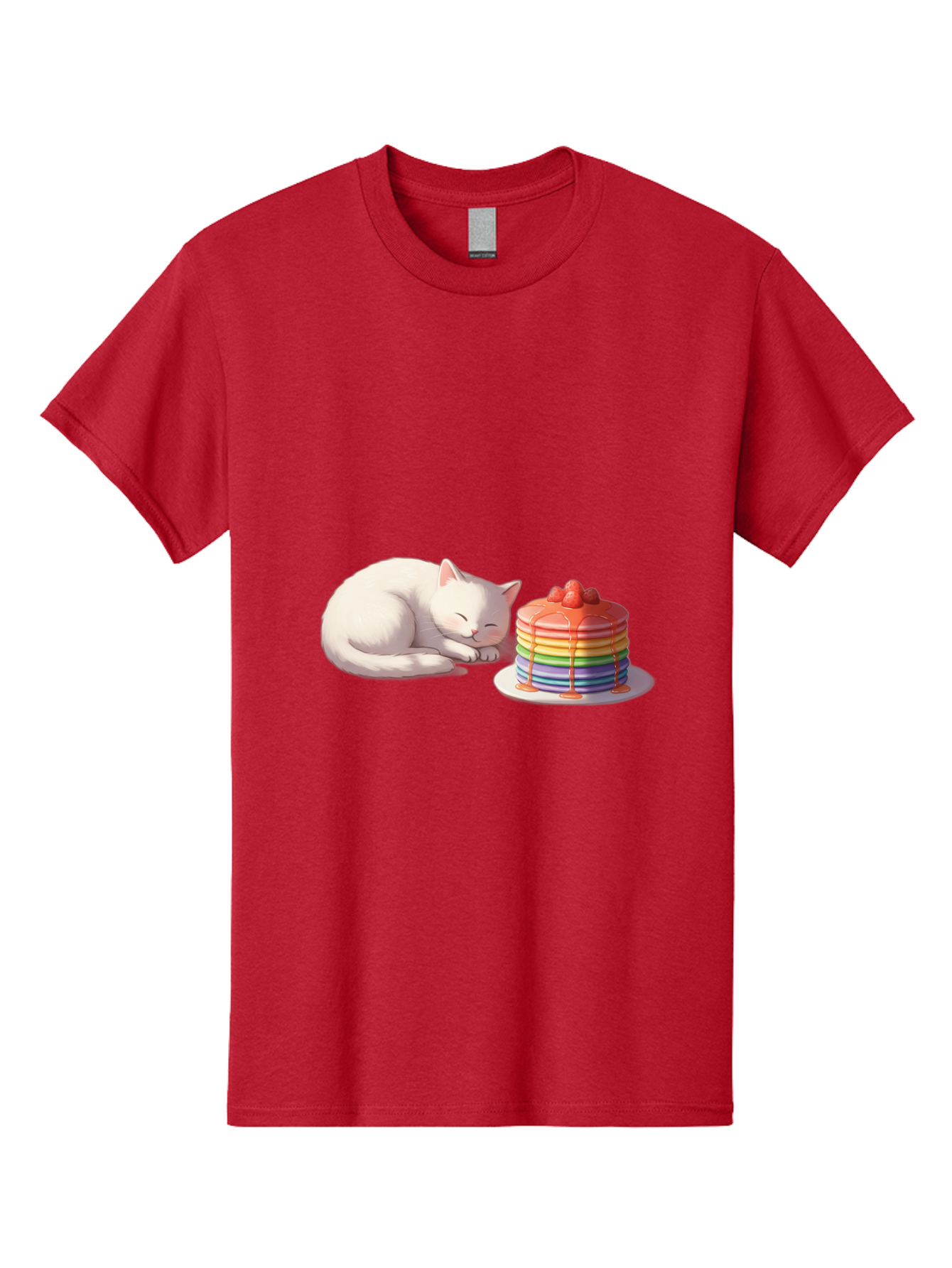 Rainbow-Pancakes-And-Cat Men'S Graphic Tee, 100% Cotton, Comfortable Casual Summer Wear, Machine Washable, Vintage Camera, Old Camera, Antique Camera, Black Camera, Classic Photography, Photography Equipment, Nostalgic Device, Film Camera, Bal200