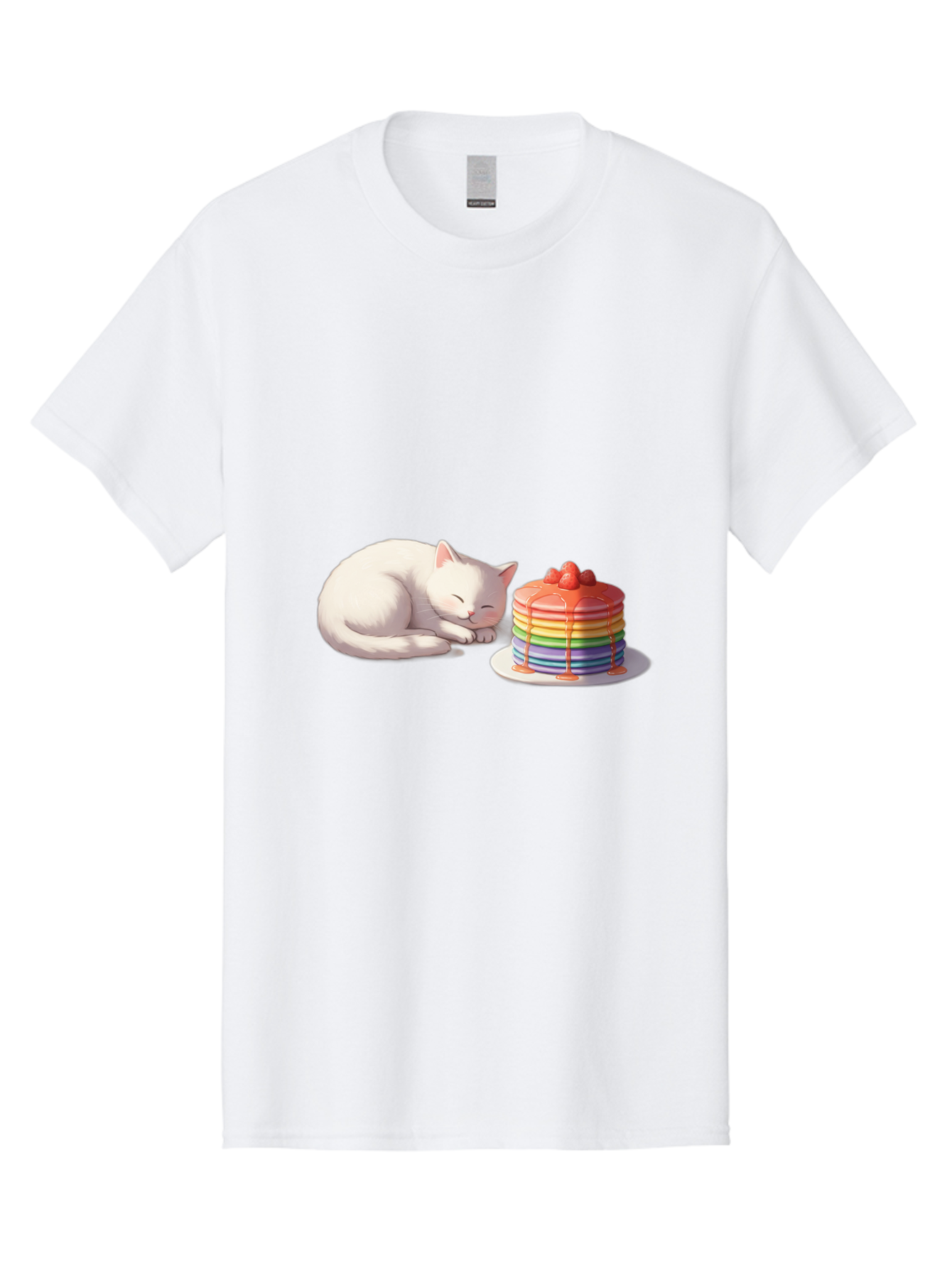 Rainbow-Pancakes-And-Cat Men'S Graphic Tee, 100% Cotton, Comfortable Casual Summer Wear, Machine Washable, Vintage Camera, Old Camera, Antique Camera, Black Camera, Classic Photography, Photography Equipment, Nostalgic Device, Film Camera, Bal200