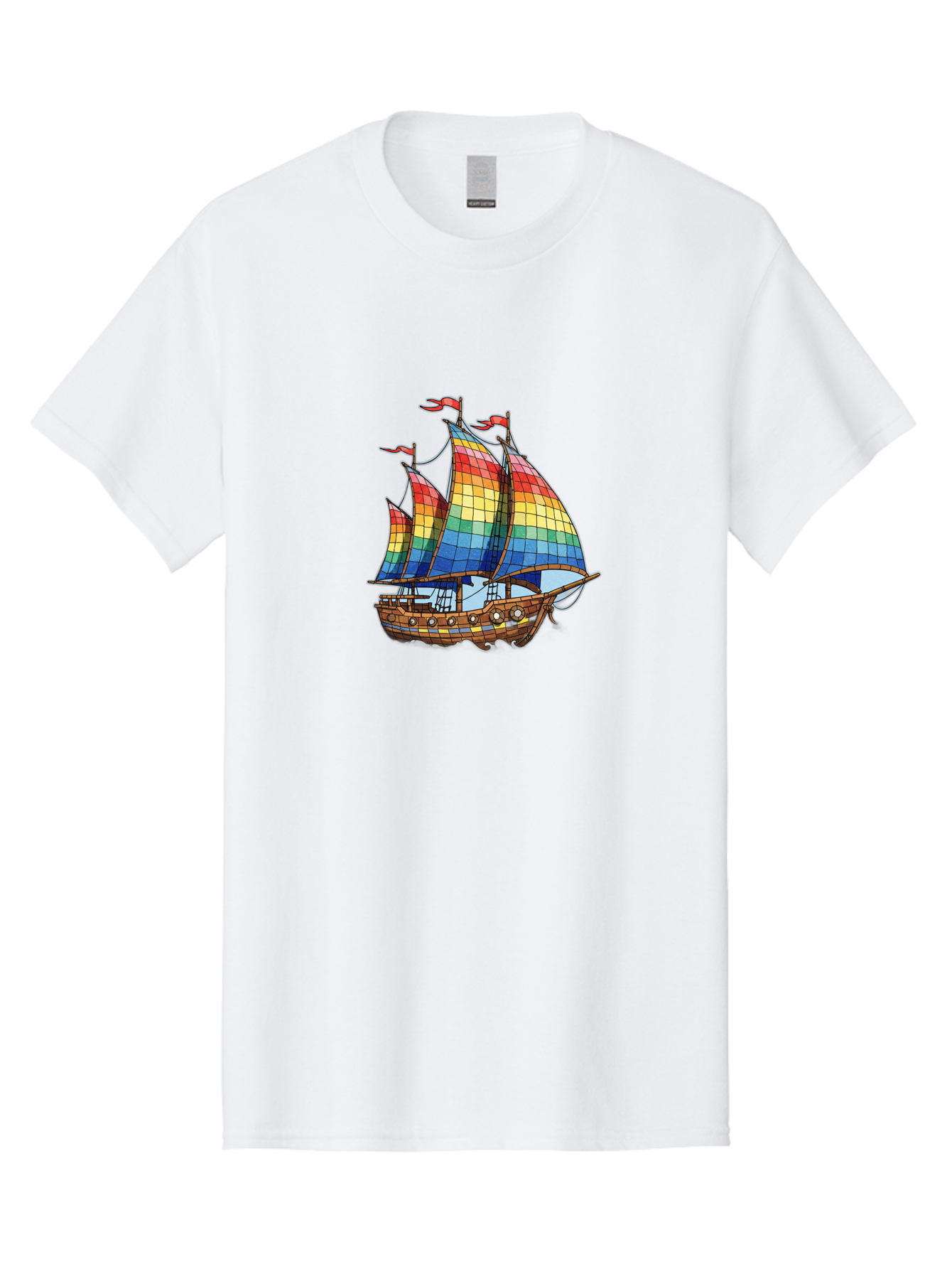 Rainbow-Sailboat Men'S Graphic Tee, 100% Cotton, Comfortable Casual Summer Wear, Machine Washable, Vintage Camera, Old Camera, Antique Camera, Black Camera, Classic Photography, Photography Equipment, Nostalgic Device, Film Camera, Camera Art Bal201