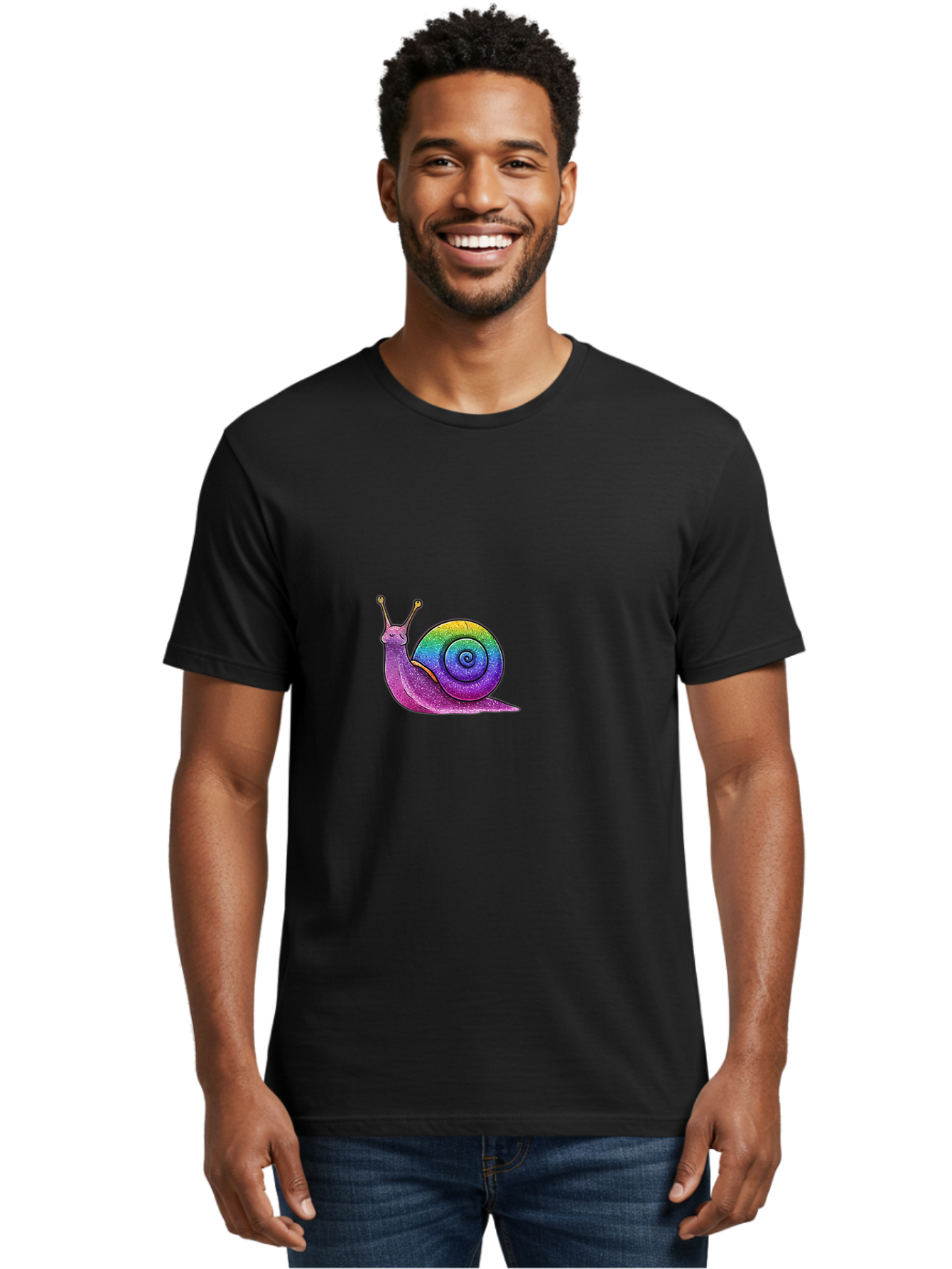 Rainbow-Snail Men'S Graphic Tee, 100% Cotton, Comfortable Casual Summer Wear, Machine Washable, Vintage Camera, Old Camera, Antique Camera, Black Camera, Classic Photography, Photography Equipment, Nostalgic Device, Film Camera, Camera Art Bal204