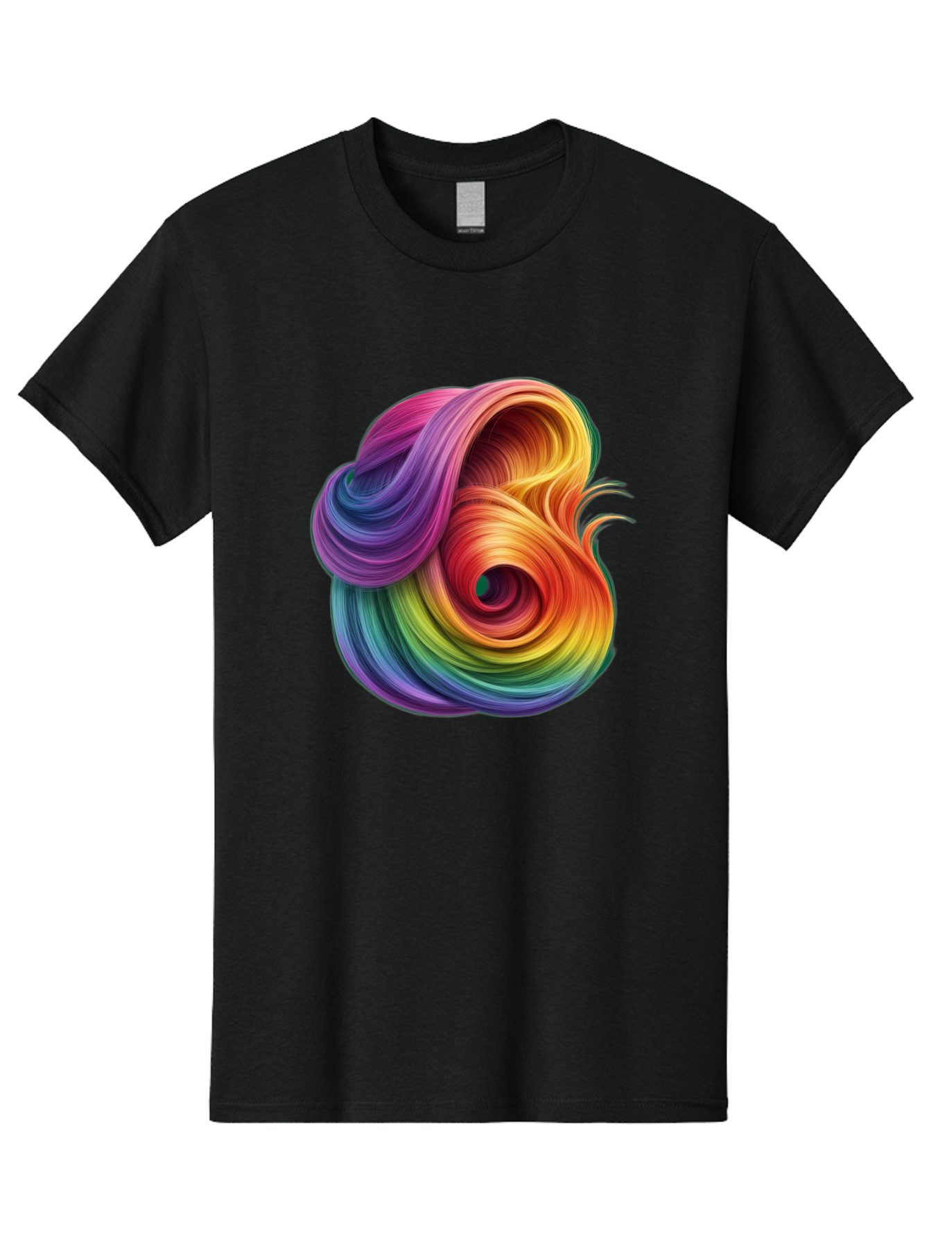 Rainbow-Swirl Men'S Graphic Tee, 100% Cotton, Comfortable Casual Summer Wear, Machine Washable, Vintage Camera, Old Camera, Antique Camera, Black Camera, Classic Photography, Photography Equipment, Nostalgic Device, Film Camera, Camera Art Bal206
