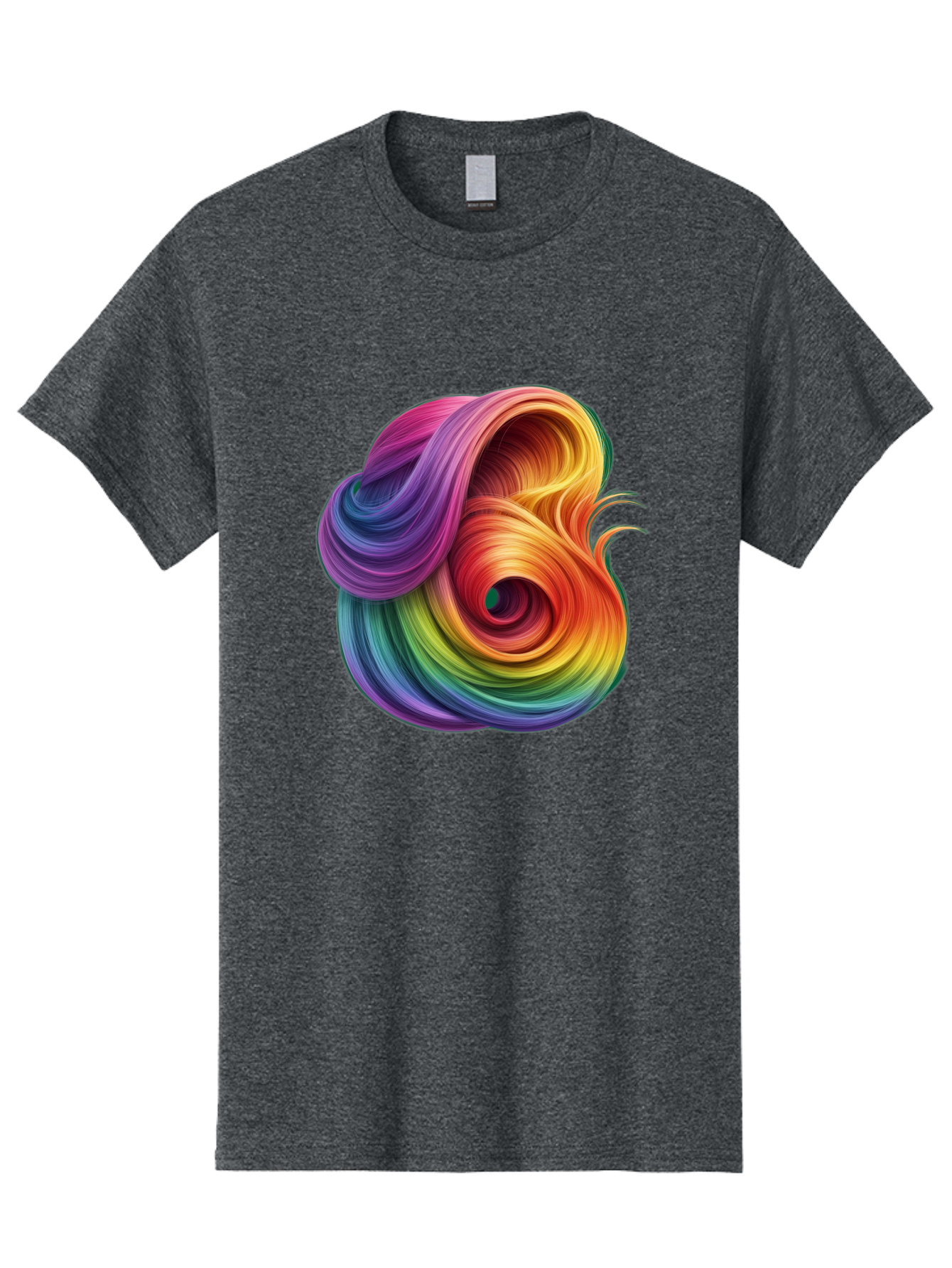 Rainbow-Swirl Men'S Graphic Tee, 100% Cotton, Comfortable Casual Summer Wear, Machine Washable, Vintage Camera, Old Camera, Antique Camera, Black Camera, Classic Photography, Photography Equipment, Nostalgic Device, Film Camera, Camera Art Bal206