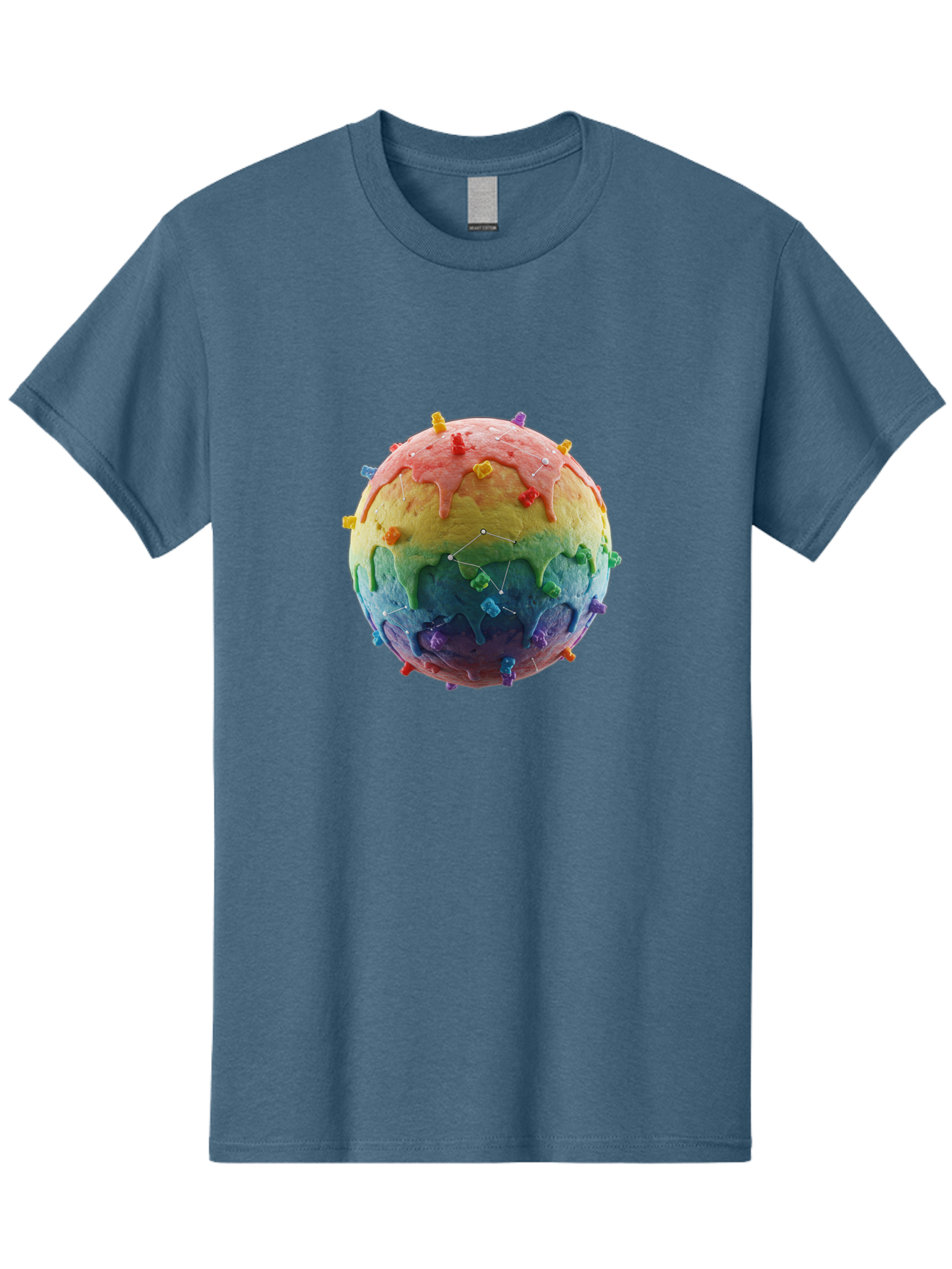 Rainbow-Virus Men'S Graphic Tee, 100% Cotton, Comfortable Casual Summer Wear, Machine Washable, Vintage Camera, Old Camera, Antique Camera, Black Camera, Classic Photography, Photography Equipment, Nostalgic Device, Film Camera, Camera Art Bal207