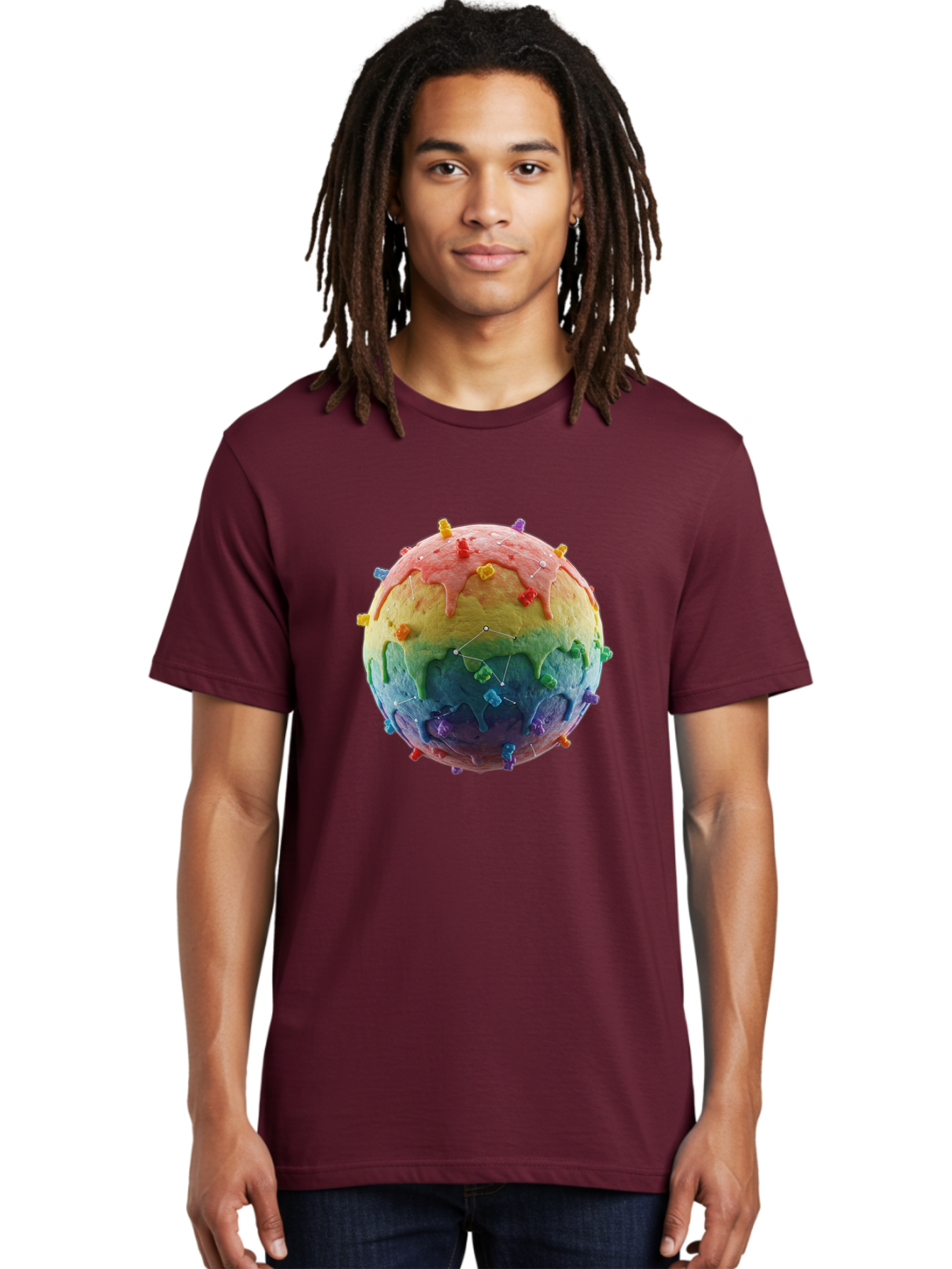 Rainbow-Virus Men'S Graphic Tee, 100% Cotton, Comfortable Casual Summer Wear, Machine Washable, Vintage Camera, Old Camera, Antique Camera, Black Camera, Classic Photography, Photography Equipment, Nostalgic Device, Film Camera, Camera Art Bal207
