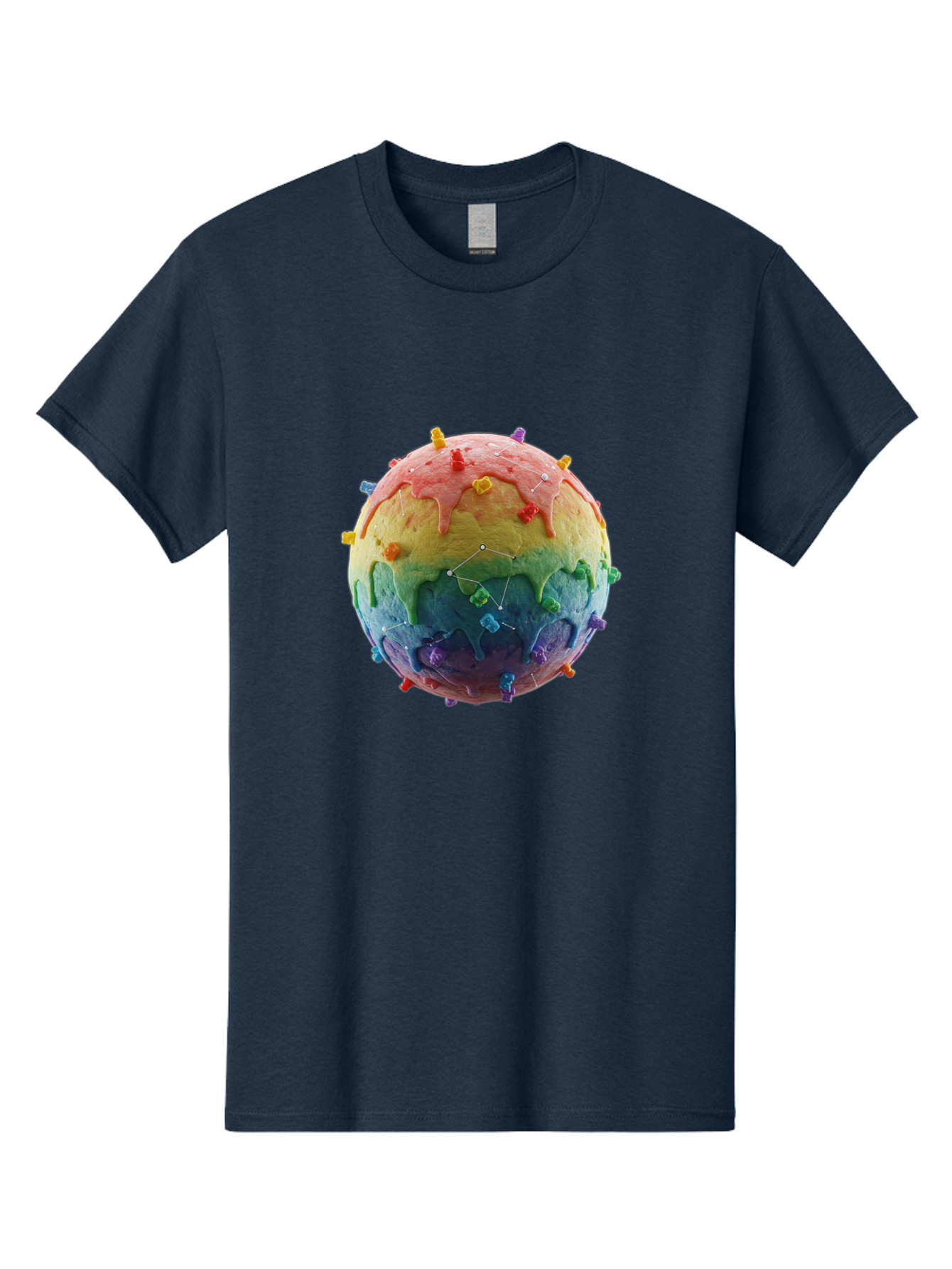 Rainbow-Virus Men'S Graphic Tee, 100% Cotton, Comfortable Casual Summer Wear, Machine Washable, Vintage Camera, Old Camera, Antique Camera, Black Camera, Classic Photography, Photography Equipment, Nostalgic Device, Film Camera, Camera Art Bal207