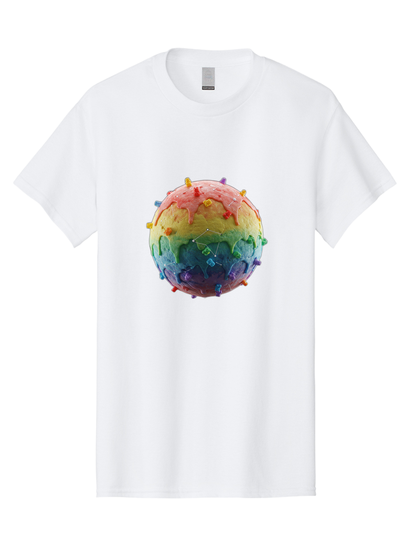 Rainbow-Virus Men'S Graphic Tee, 100% Cotton, Comfortable Casual Summer Wear, Machine Washable, Vintage Camera, Old Camera, Antique Camera, Black Camera, Classic Photography, Photography Equipment, Nostalgic Device, Film Camera, Camera Art Bal207