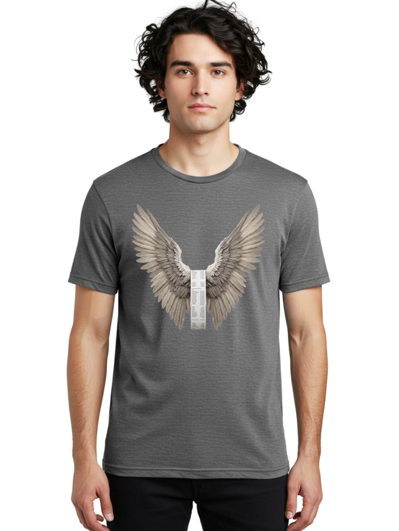 Receipt-Wings Men'S Graphic Tee, 100% Cotton, Comfortable Casual Summer Wear, Machine Washable, Vintage Camera, Old Camera, Antique Camera, Black Camera, Classic Photography, Photography Equipment, Nostalgic Device, Film Camera, Camera Art Bal214