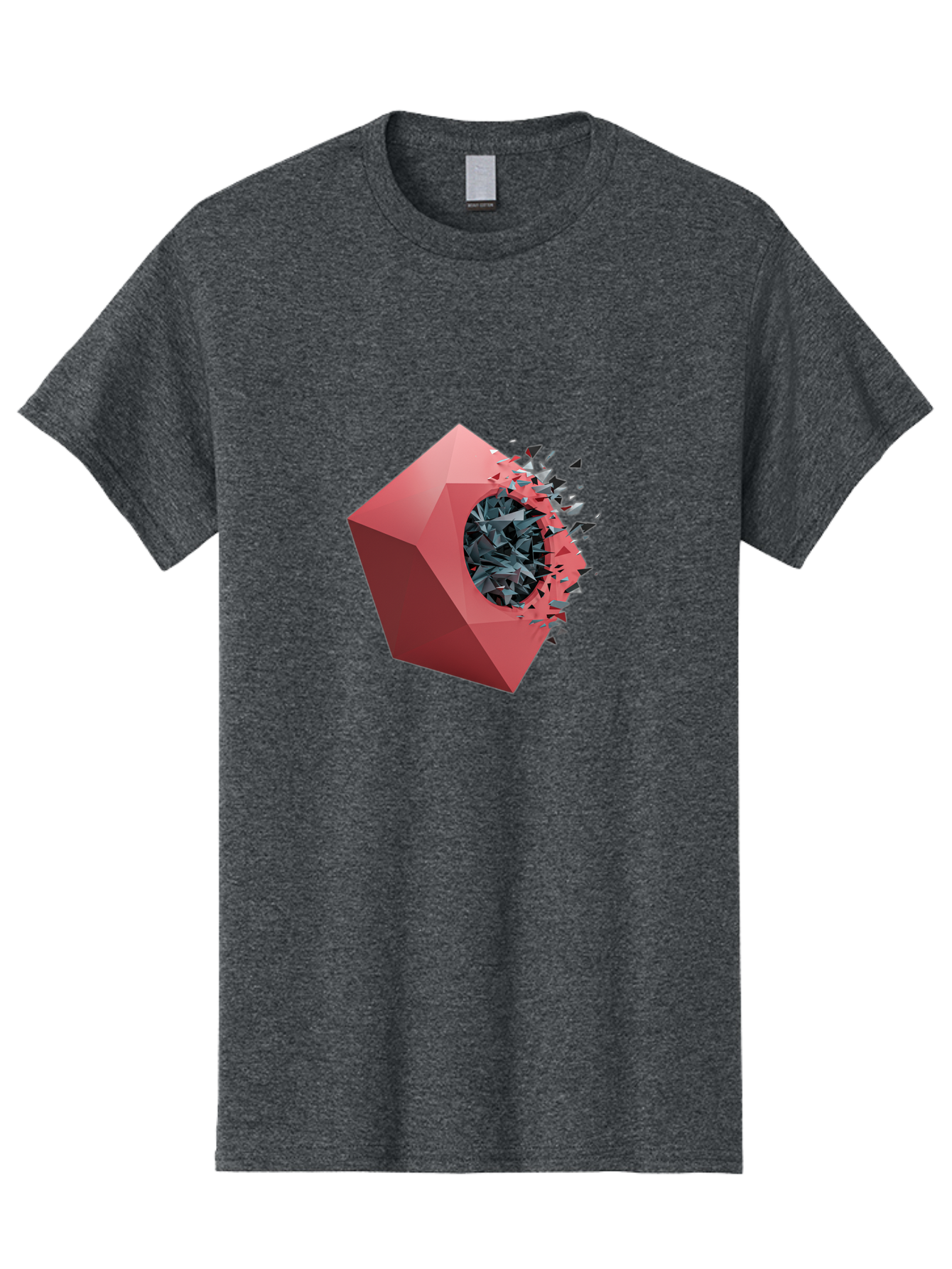 Red-Box-Shattering Men'S Graphic Tee, 100% Cotton, Comfortable Casual Summer Wear, Machine Washable, Vintage Camera, Old Camera, Antique Camera, Black Camera, Classic Photography, Photography Equipment, Nostalgic Device, Film Camera, Bal215
